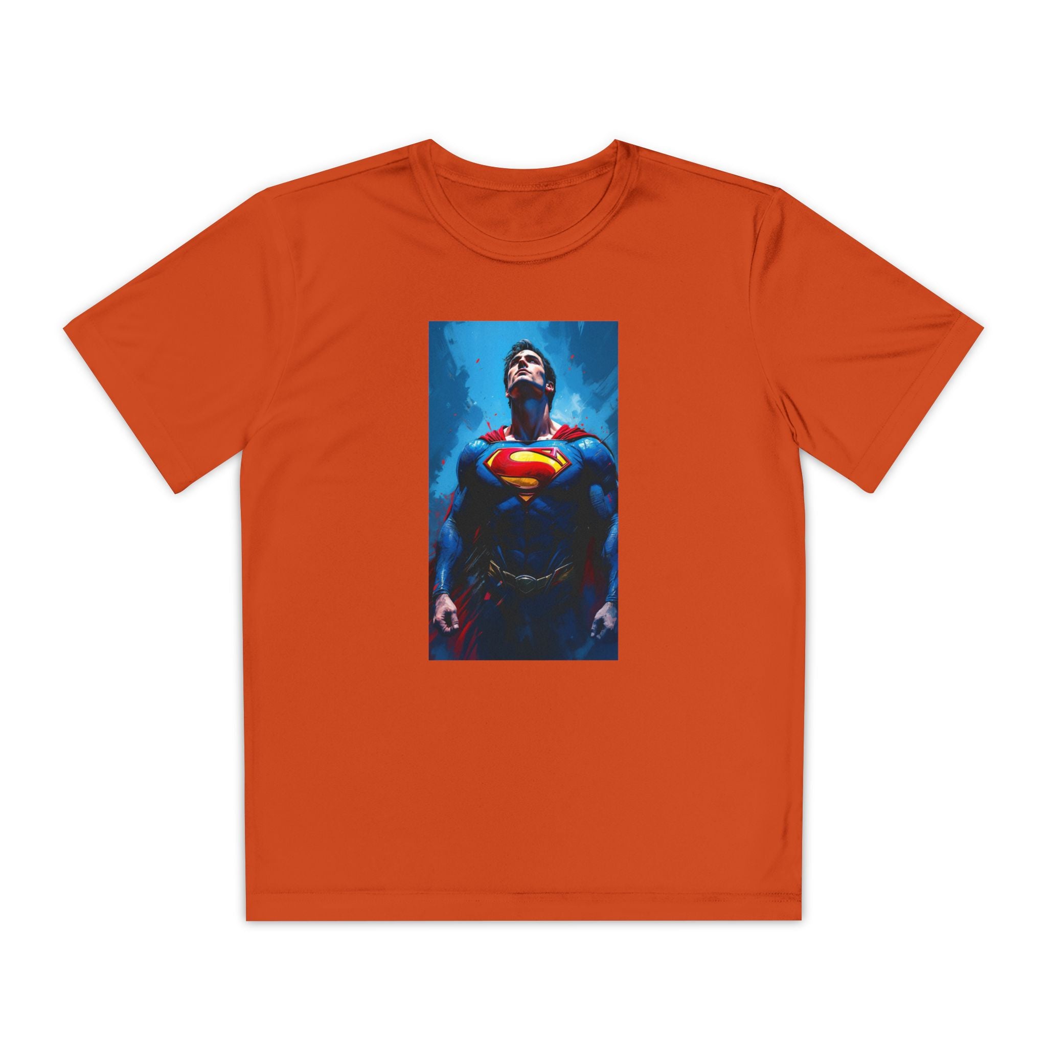 Superman Superhero Marvel T-Shirt, Youth Competitor Tee,  Kids Comic Book Hero Top, Children's Graphic Tee, Youth Super Power T-Shirt