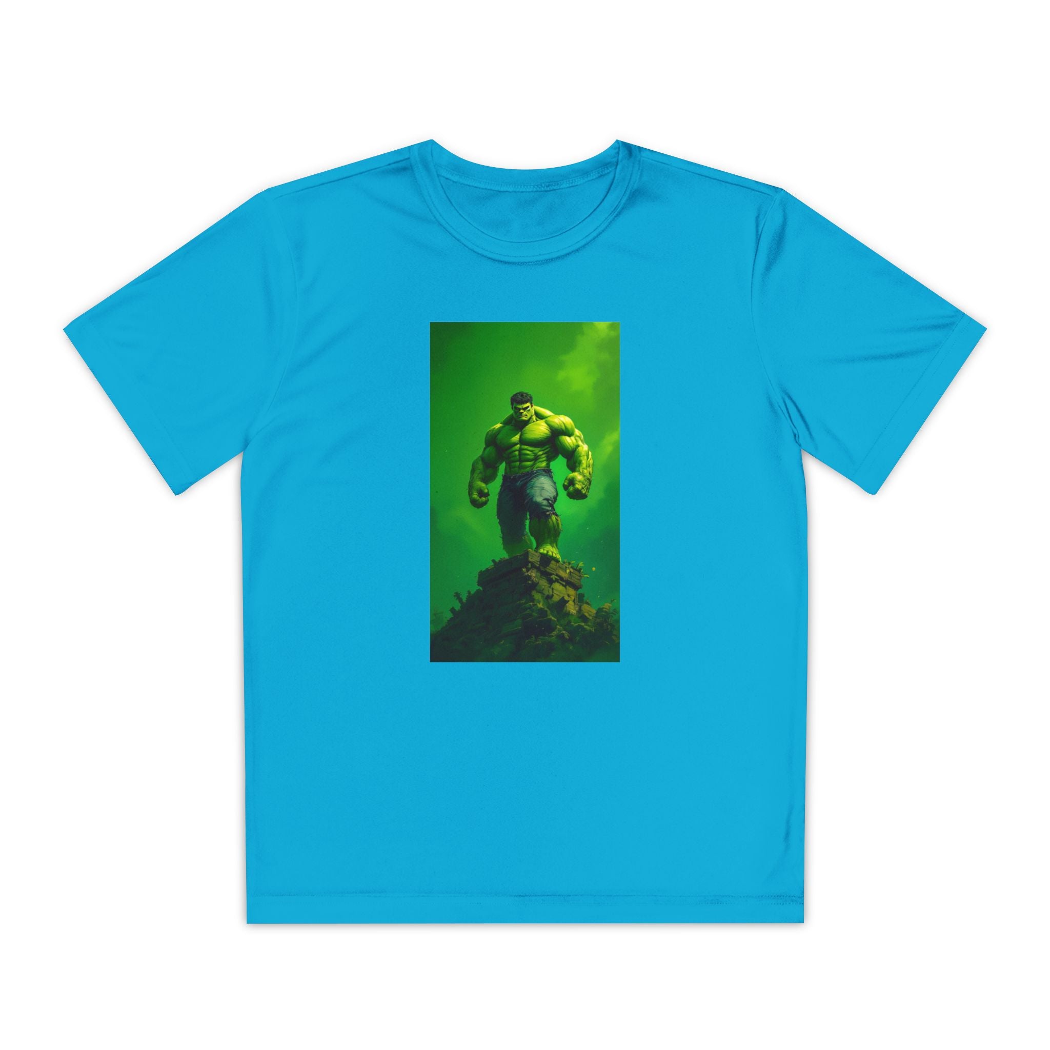 The Incredible Hulk Superhero Marvel Patriotic, Kids Graphic T-Shirt, Boys Hero Top, Girls Comic Book Clothing, Birthday