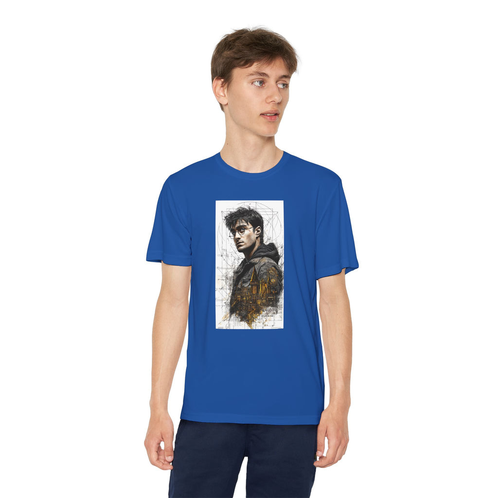 Youth Competitor Tee - Harry Potter, Wizard School Shirt, Magical Kids Top, Hogwarts Fan Gift, Sorcerer's Stone T-Shirt