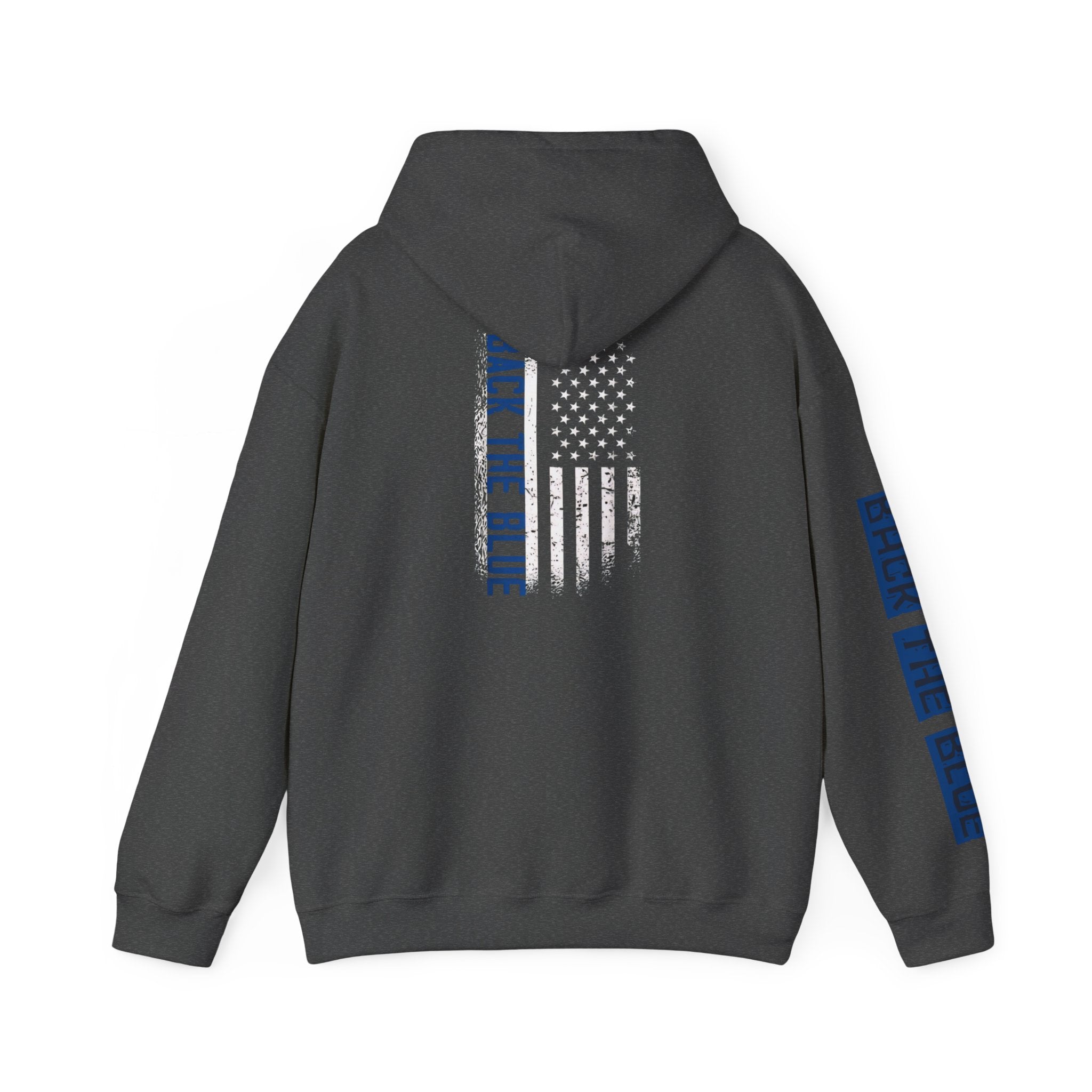 Patriotic Hoodie - Thin Blue Line Unisex Blend