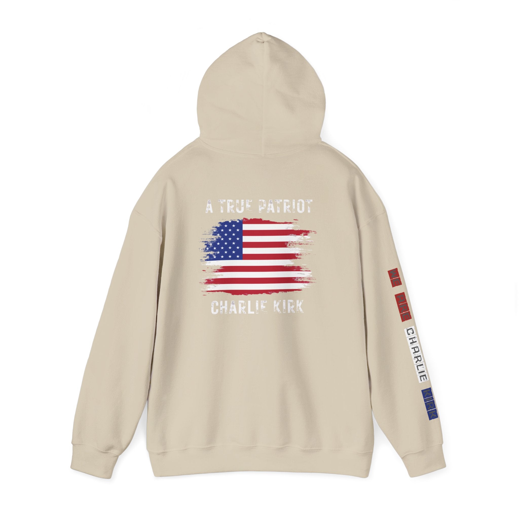 Charlie kirk Patriotic Hoodie Rebel Spirit Unisex Hoodie