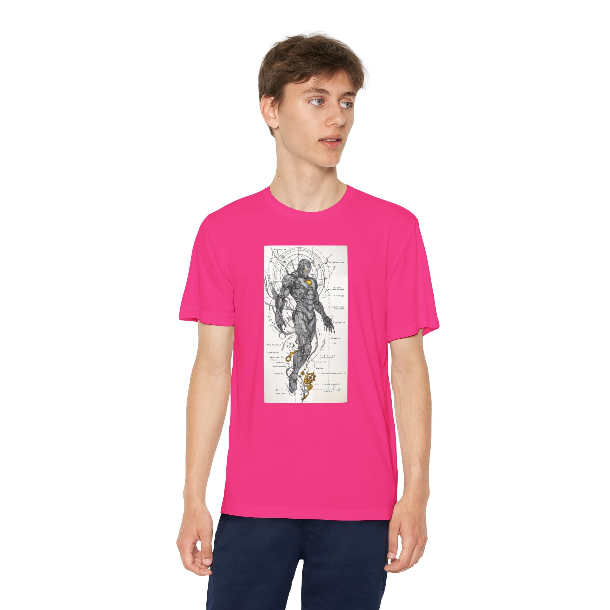 Superhero Youth T-Shirt Sports Graphic Tee, Cool Athletic Shirt for Kids