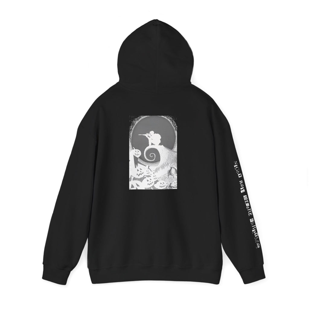 Night Raid Before Christmas Patriotic Hoodie ~ Rebel Spirit Unisex Hoodie