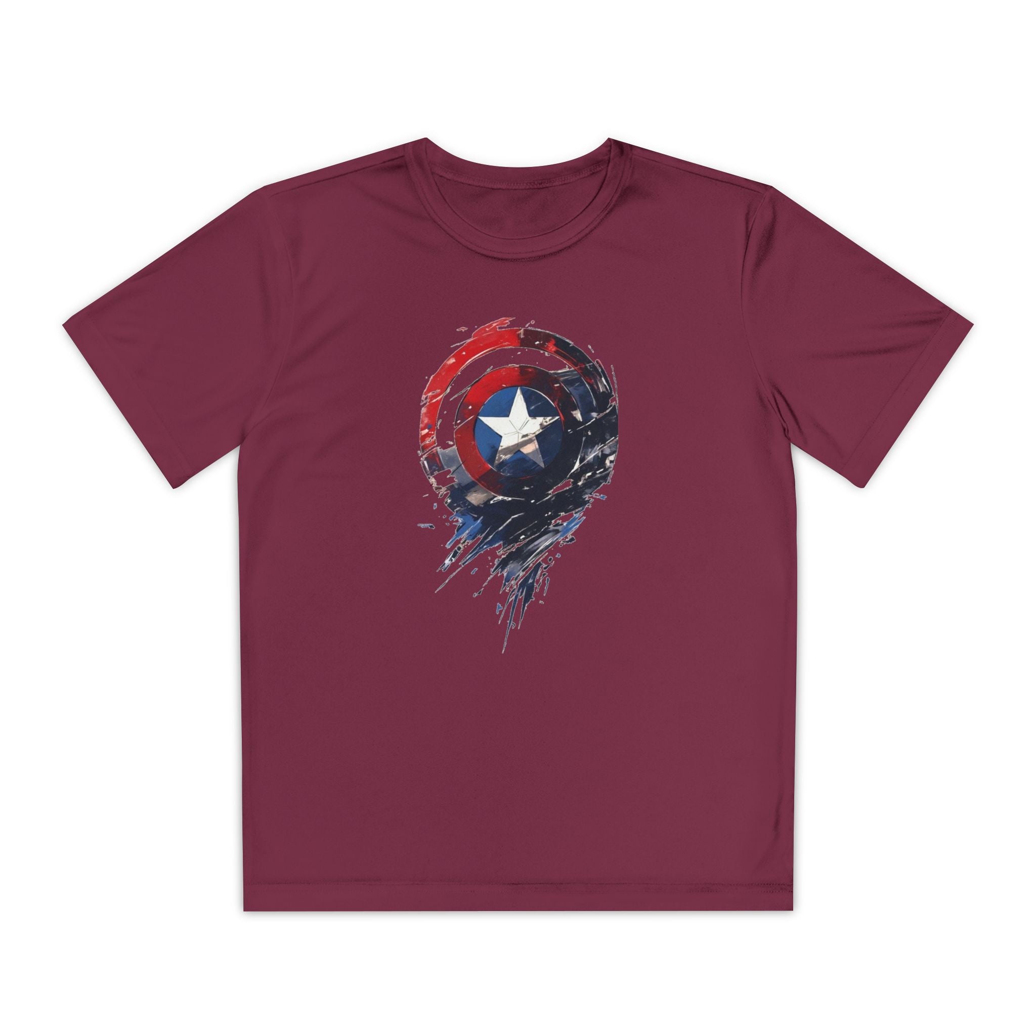 Advengers Youth T-Shirt Sports Graphic Tee, Cool Athletic Shirt for Kids