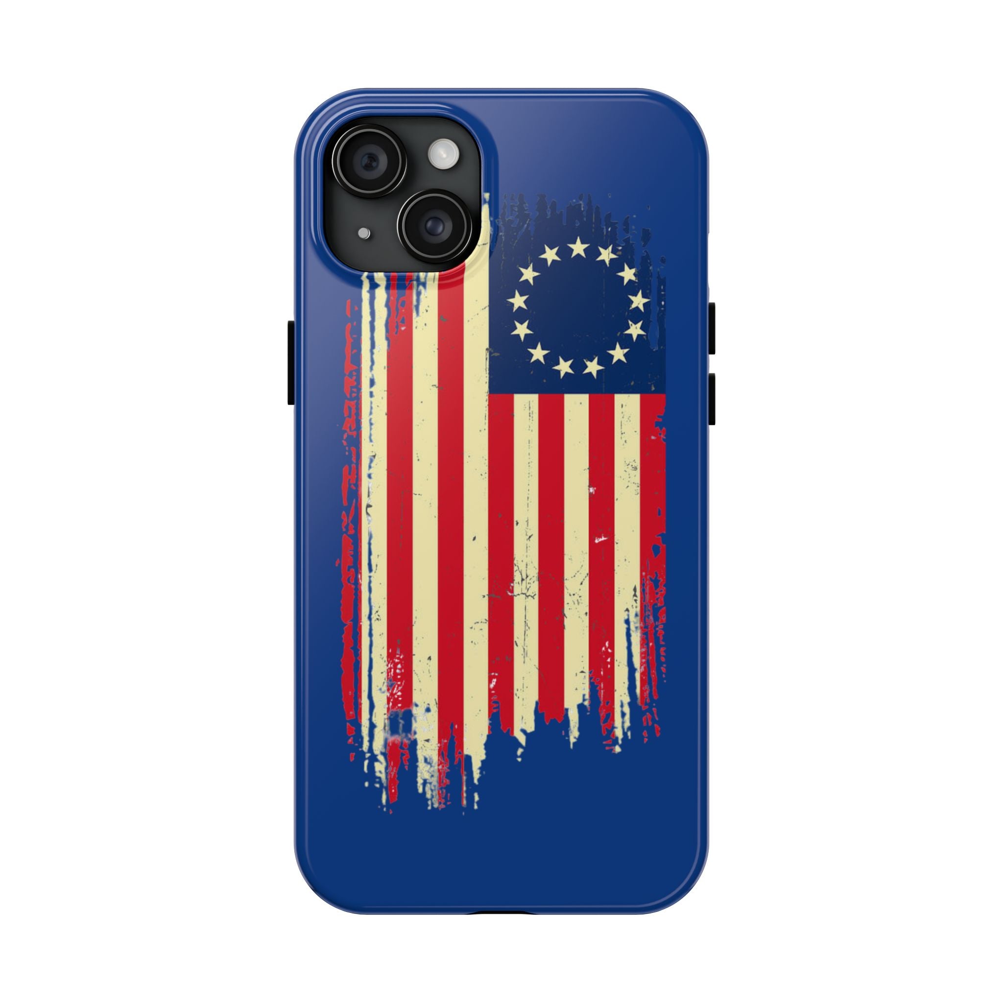 Patriotic Phone Cases with Vintage Flag Design, Tough Case for Independence Day, Memorial Day, 4th of July, Gift for Veterans, USA Pride