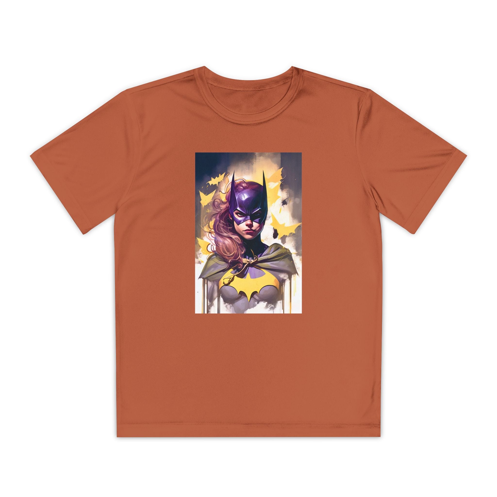 Superhero Youth T-Shirt Sports Graphic Tee, Cool Athletic Shirt for Kids