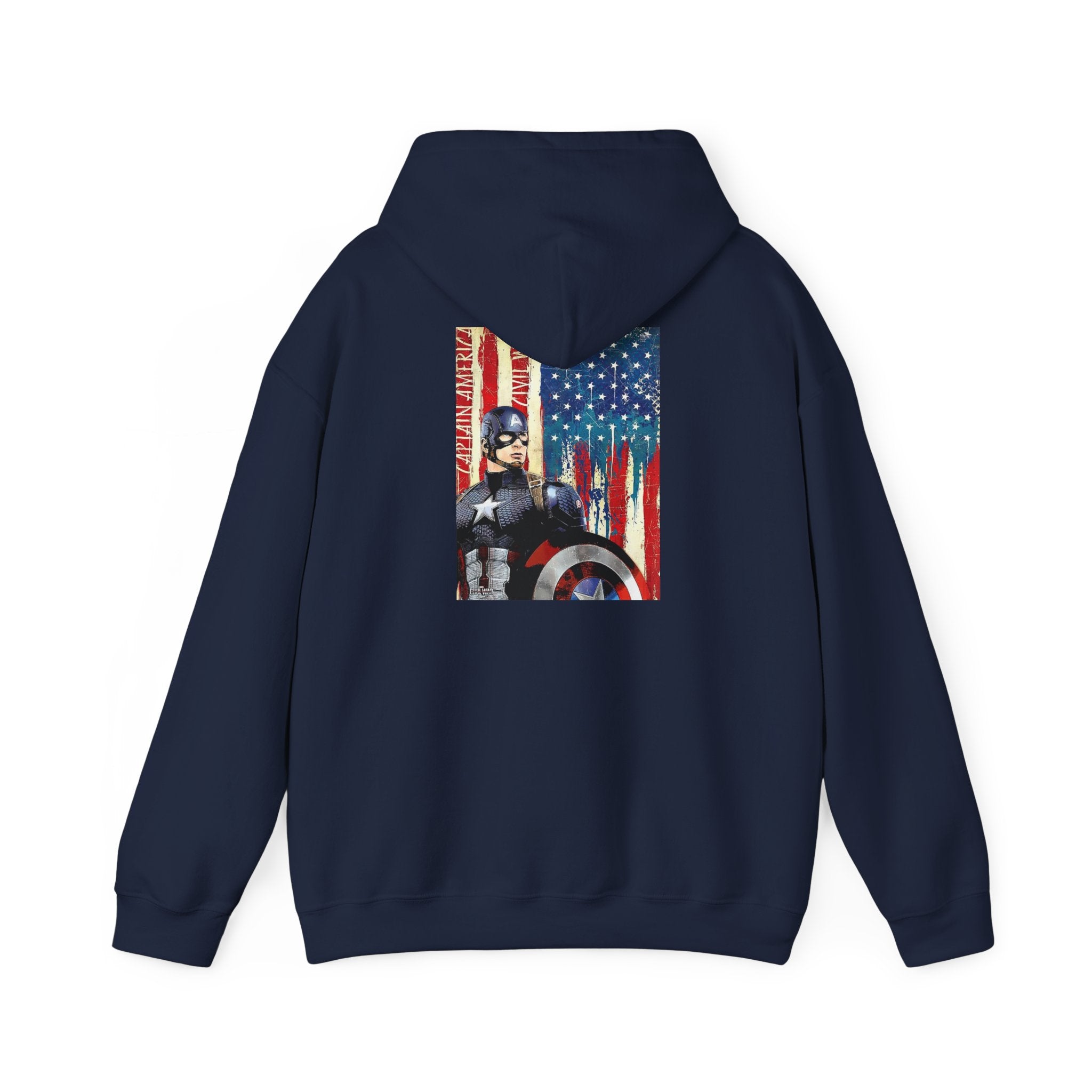 Hooded Sweatshirt - Captain America Design