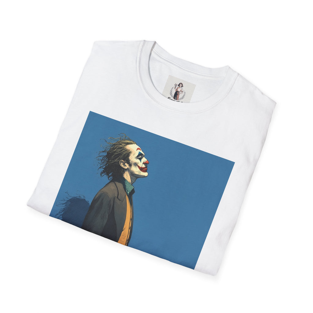 The Joker Superhero Marvel Unisex Softstyle T-Shirt, Comic Book Tee, Geeky Clothing, Cosplay Costume Top
