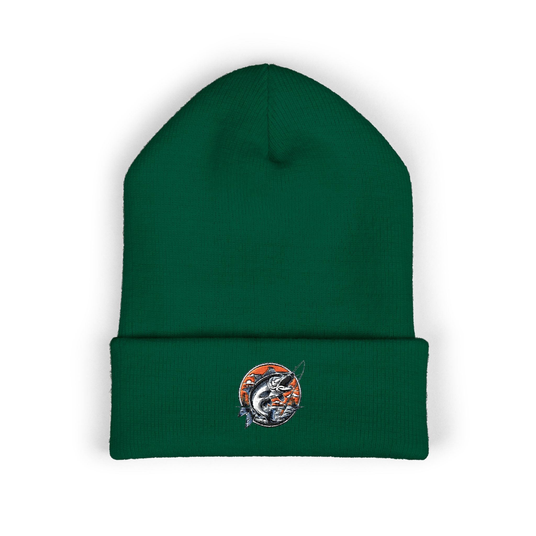 Embroidered Fishing Beanie, Fisherman Gift, Outdoor Apparel, Fishing Gear, Angler Hat, Fishing Lure Beanie