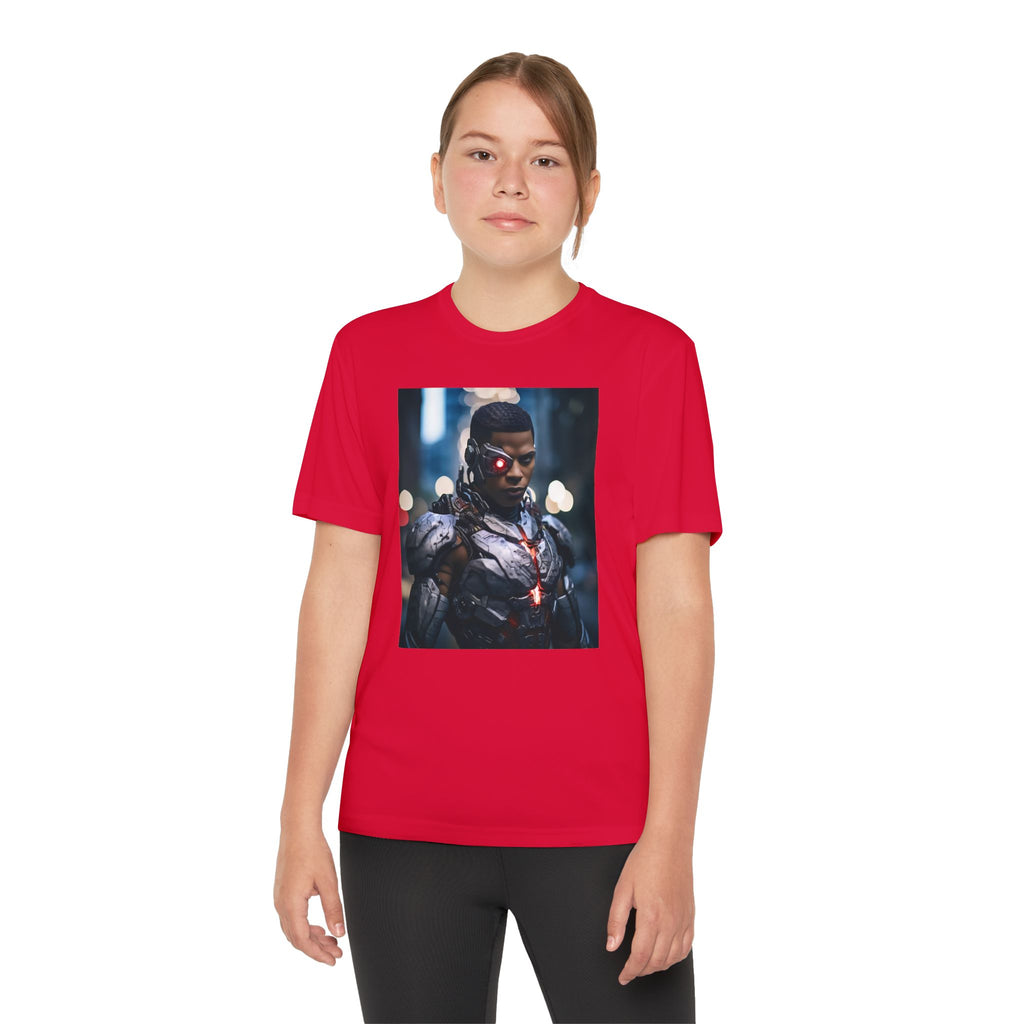 Cyborg Superhero Marvel Patriotic, Kids Graphic T-Shirt, Boys Hero Top, Girls Comic Book Clothing, Birthday