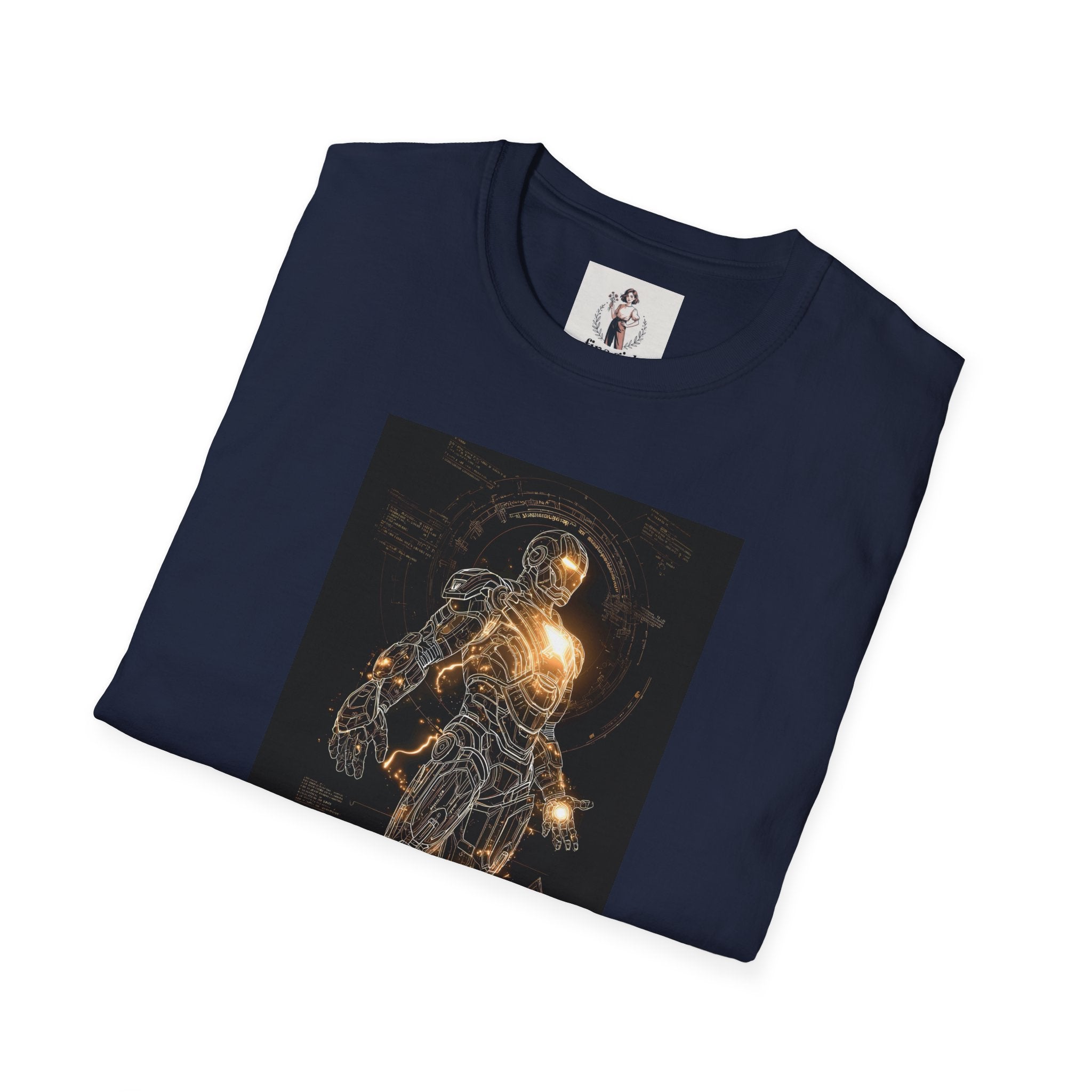 Ironman Superhero Marvel Unisex Softstyle T-Shirt, Comic Book Tee, Geeky Clothing, Cosplay Costume Top