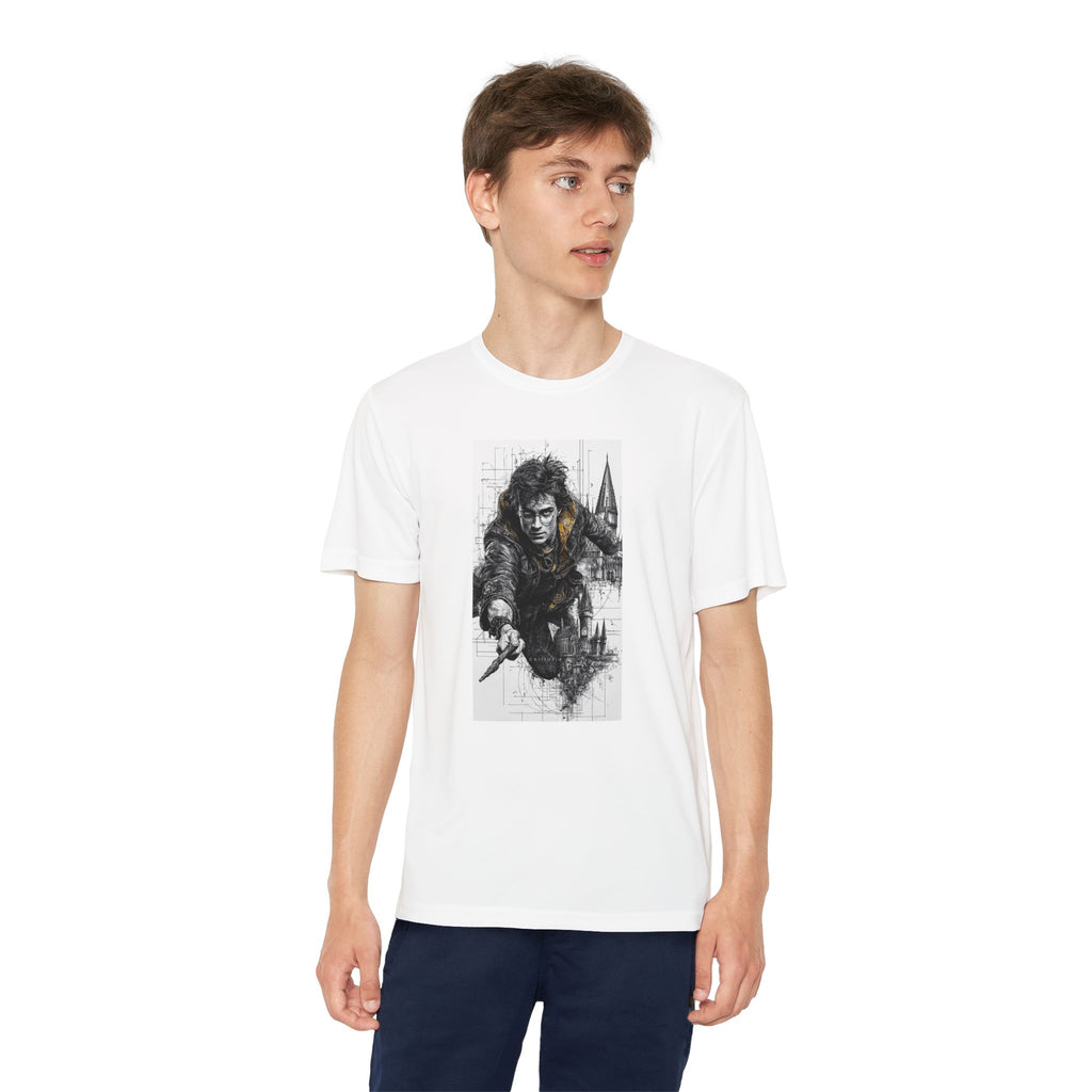 Youth Competitor Tee - Harry Potter, Wizard School Shirt, Magical Kids Top, Hogwarts Fan Gift, Sorcerer's Stone T-Shirt