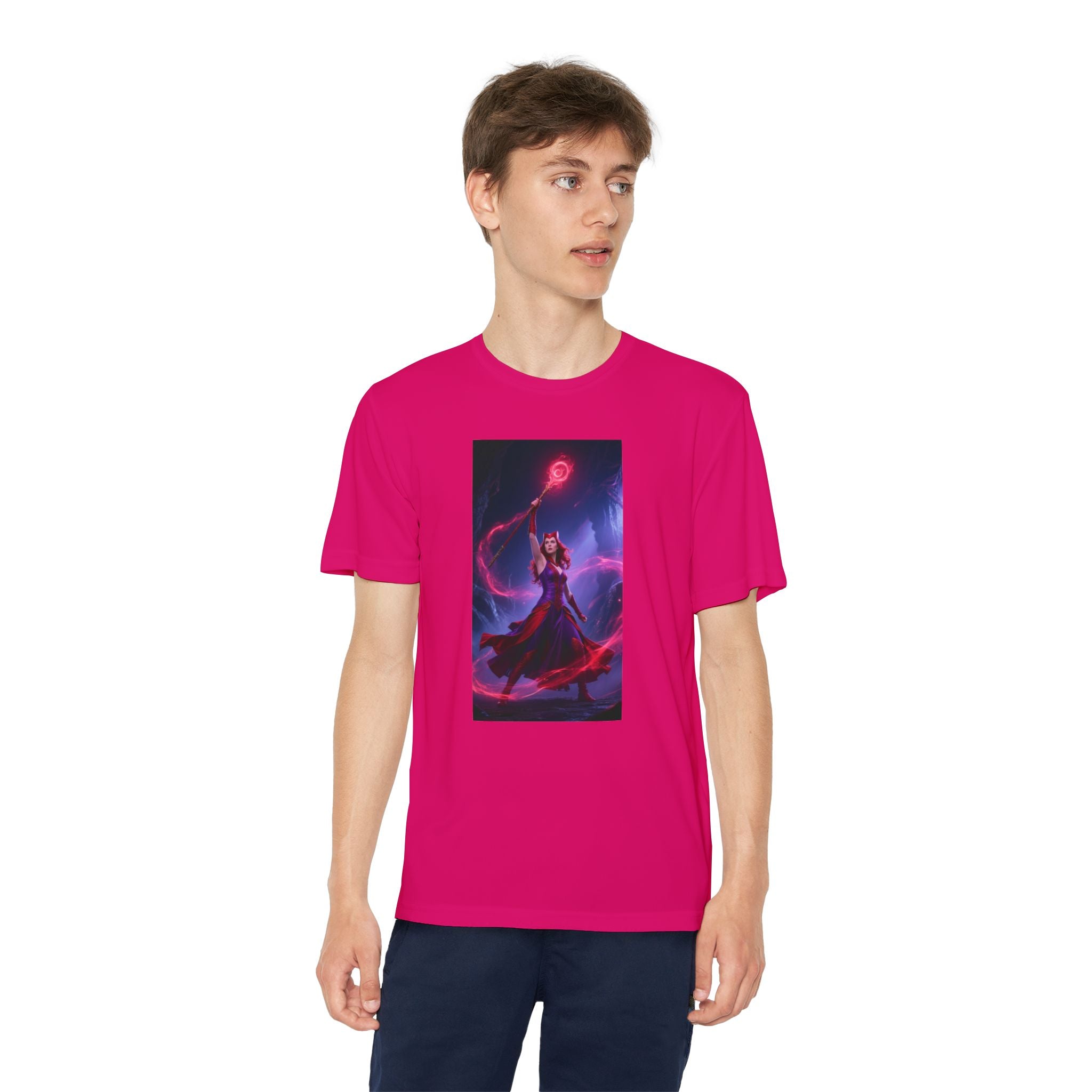 Superhero Youth T-Shirt Sports Graphic Tee, Cool Athletic Shirt for Kids