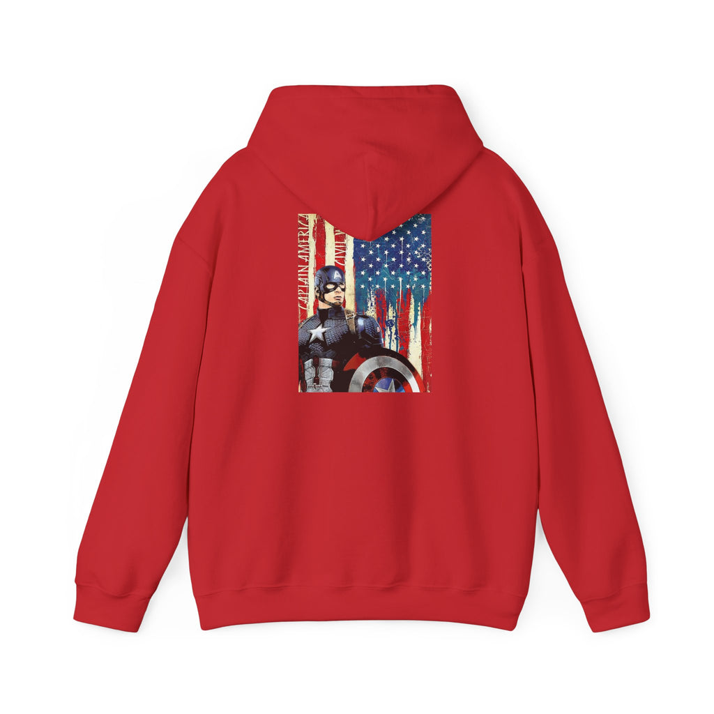 Hooded Sweatshirt - Captain America Design
