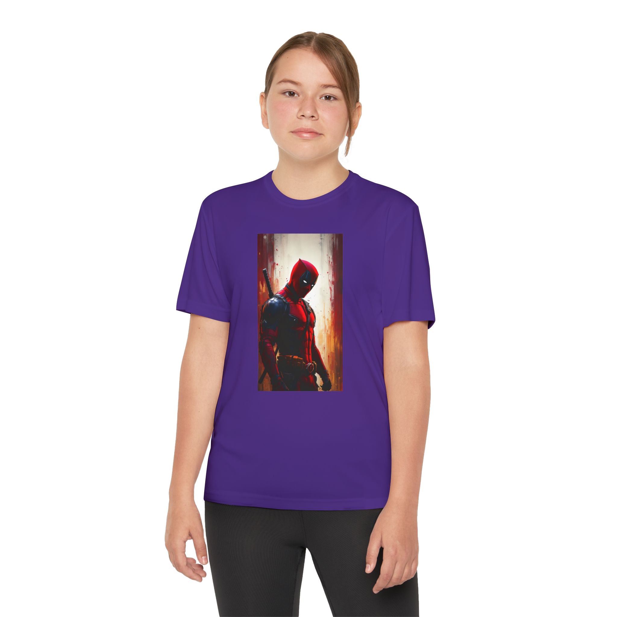 Deadpool Superhero Marvel Patriotic, Kids Graphic T-Shirt, Boys Hero Top, Girls Comic Book Clothing, Birthday