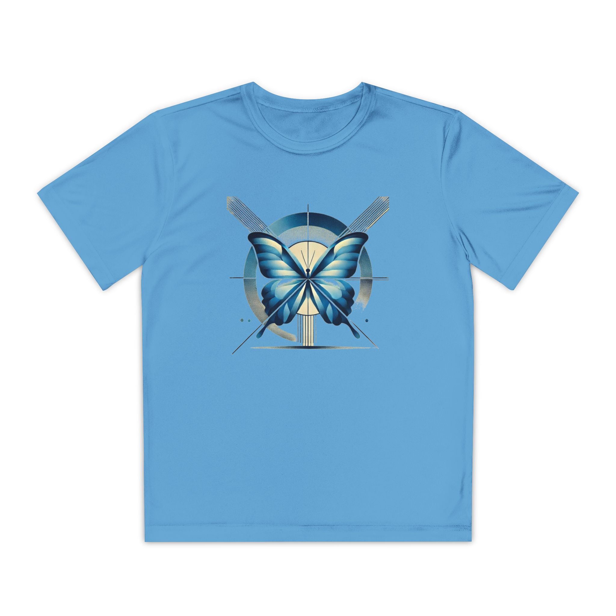 Butterffy Youth T-Shirt Sports Graphic Tee, Cool Athletic Shirt for Kids, Perfect for Sports Events, Team Spirit