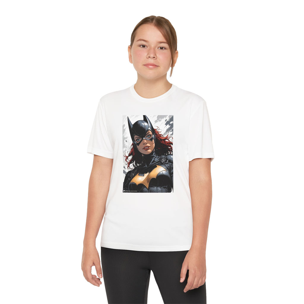 Superhero Youth T-Shirt Sports Graphic Tee, Cool Athletic Shirt for Kids