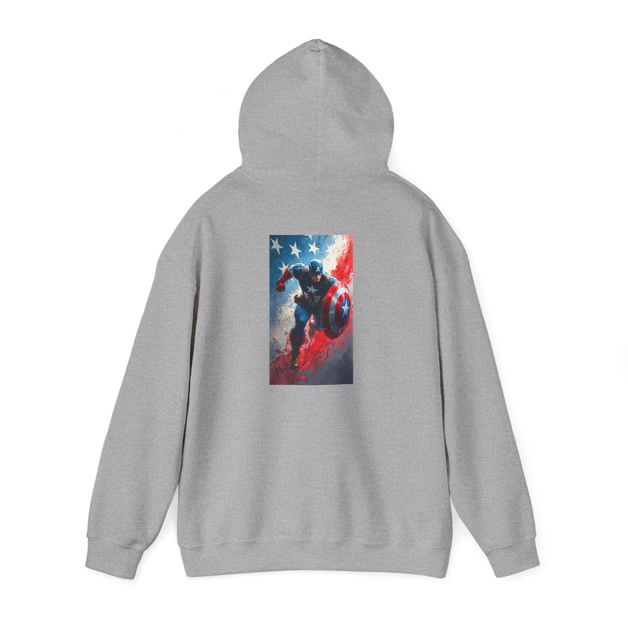 Hooded Sweatshirt - Captain America Design