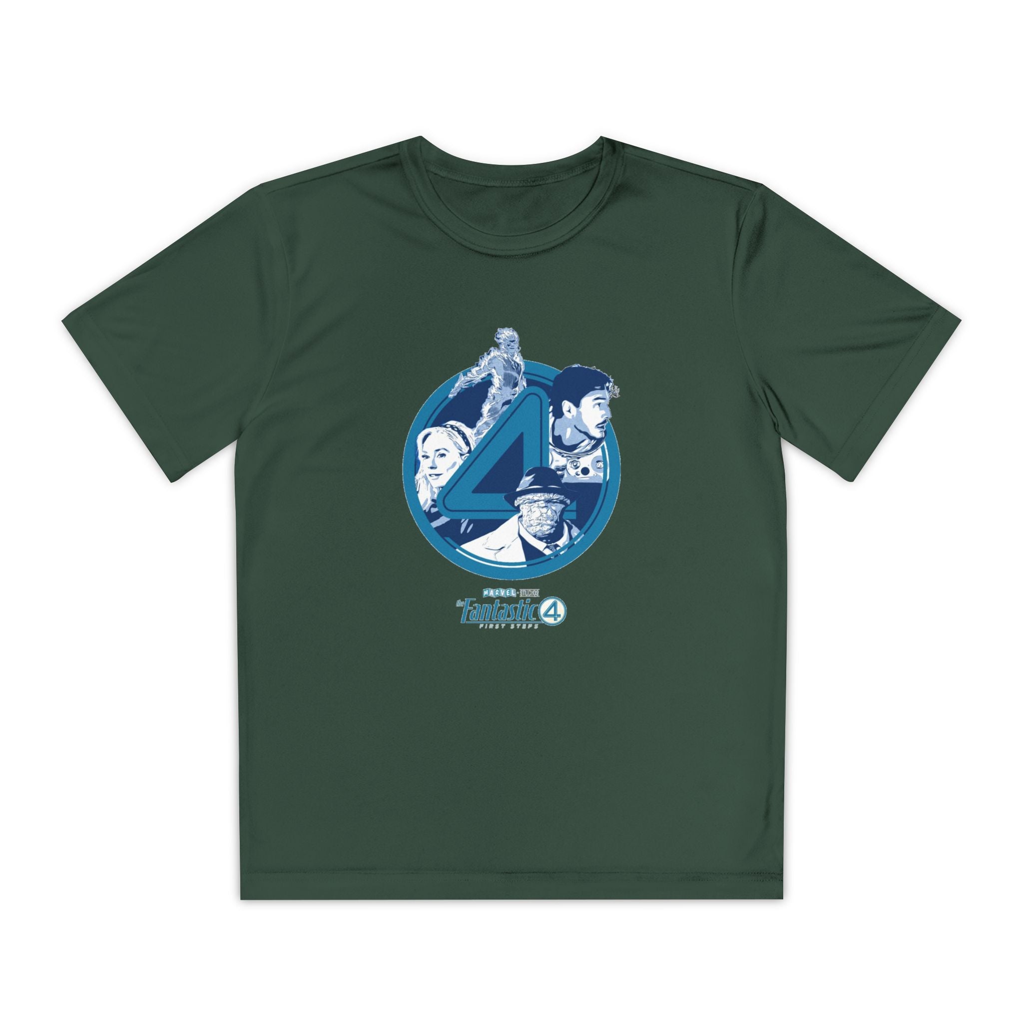 Fantastic 4 Youth T-Shirt Sports Graphic Tee, Cool Athletic Shirt for Kids, Perfect for Sports Events, Team Spirit
