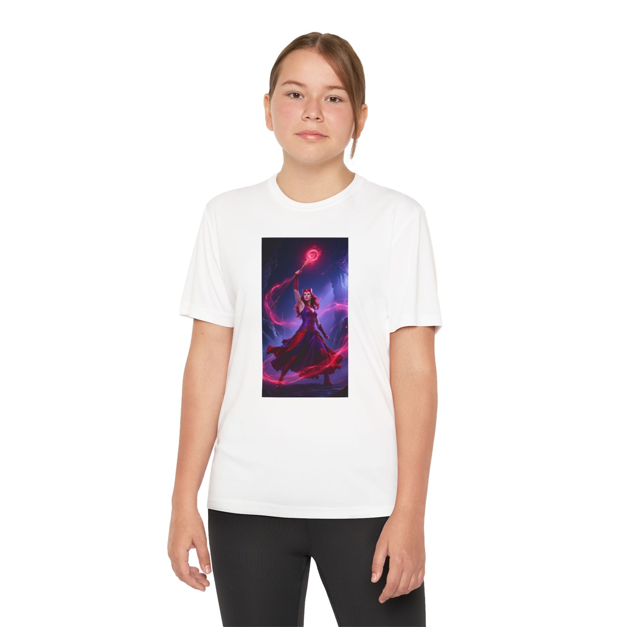 Superhero Youth T-Shirt Sports Graphic Tee, Cool Athletic Shirt for Kids