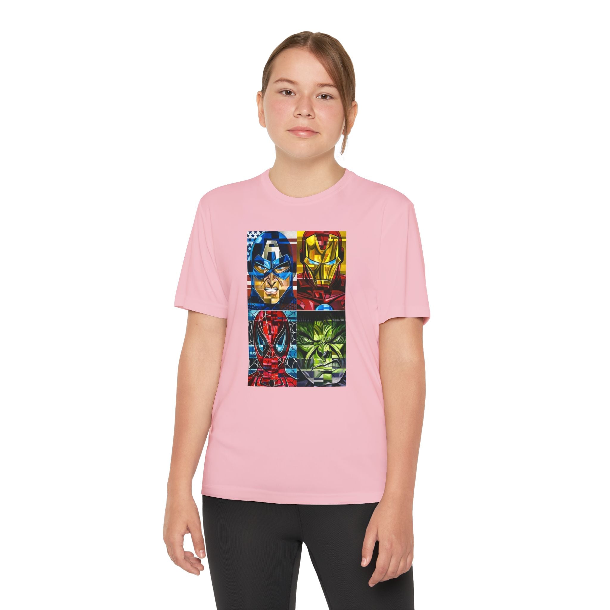 Advengers Youth T-Shirt Sports Graphic Tee, Cool Athletic Shirt for Kids, Perfect for Sports Events, Team Spirit