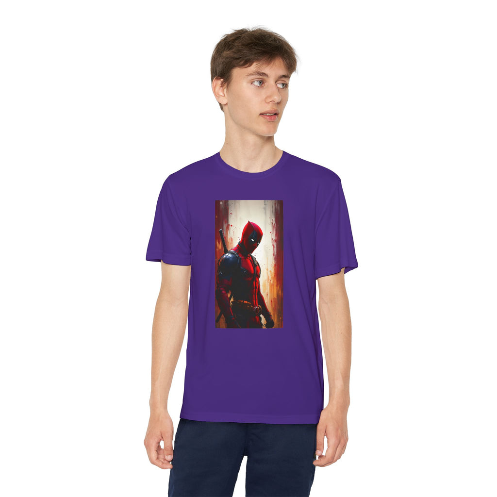 Deadpool Superhero Marvel Patriotic, Kids Graphic T-Shirt, Boys Hero Top, Girls Comic Book Clothing, Birthday