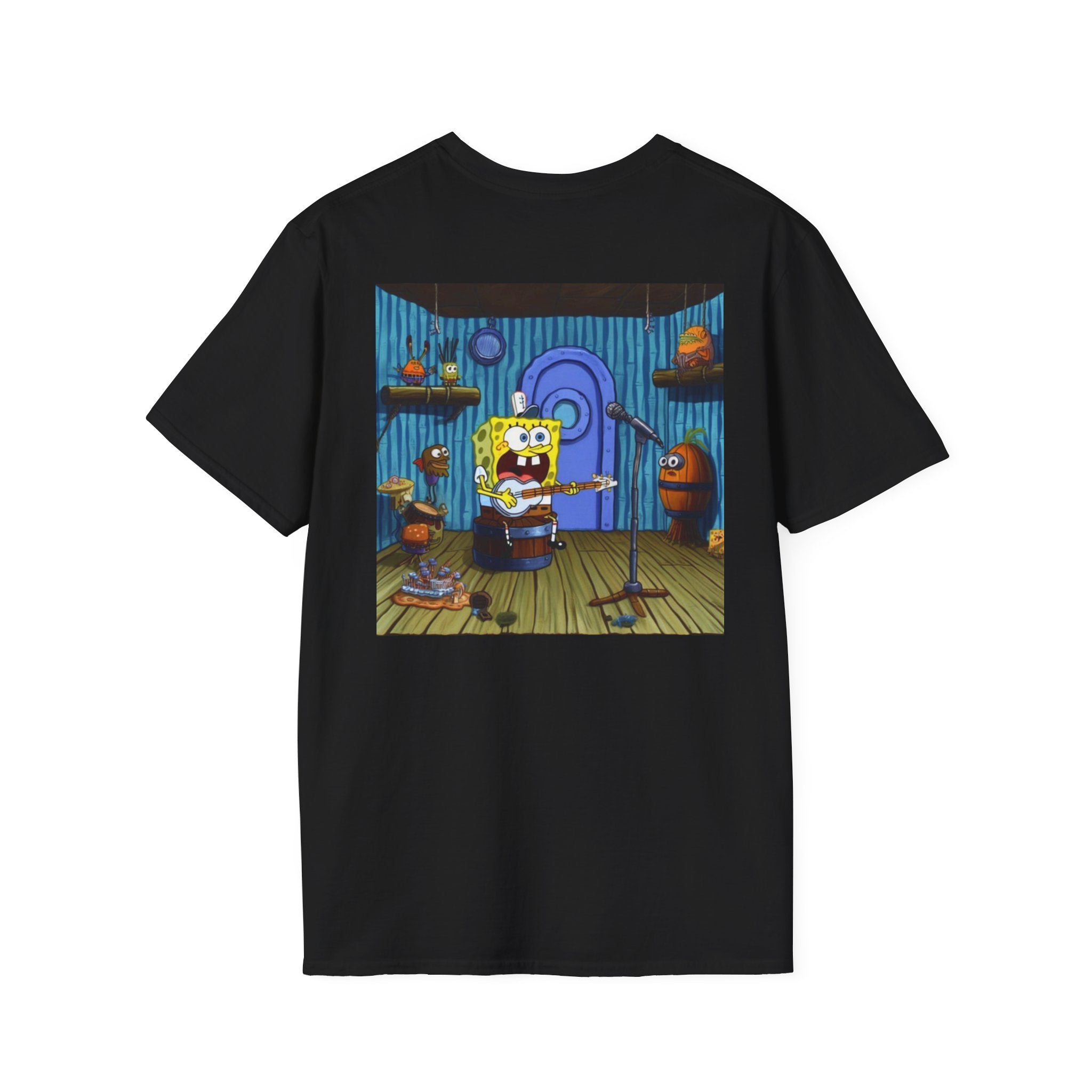 SpongeBob SquarePants Kids T-Shirt, Mr Krabs Squidward Patrick Star Youth Tee, Nickelodeon Children's TV Shirt, Unisex Softstyle