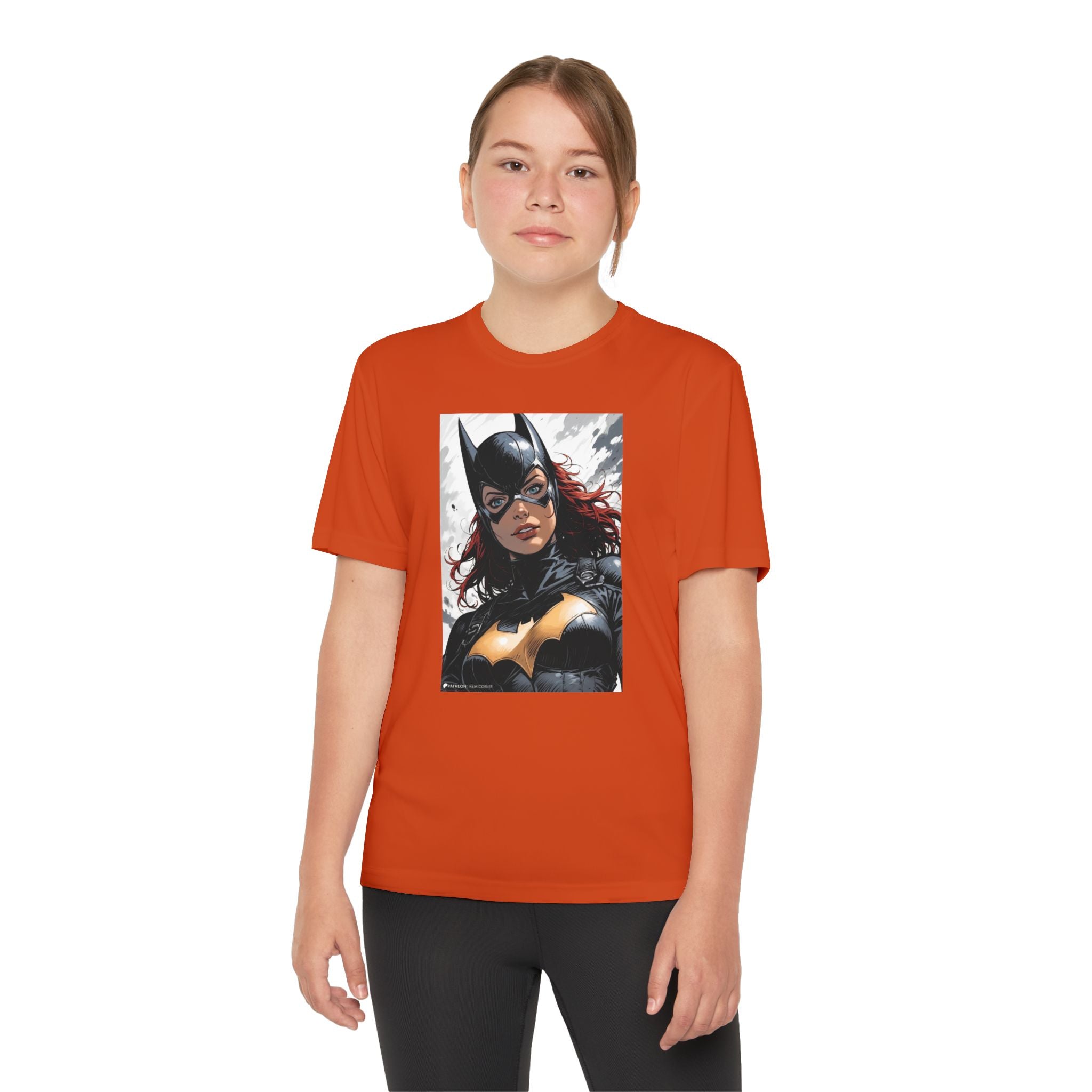 Superhero Youth T-Shirt Sports Graphic Tee, Cool Athletic Shirt for Kids