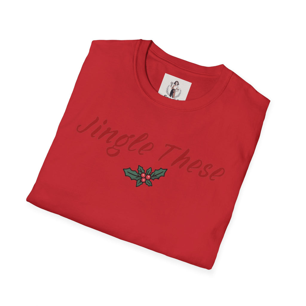 Jingle These Hand Grenades Christmas T-Shirt ~ Unisex Softstyle T-Shirt