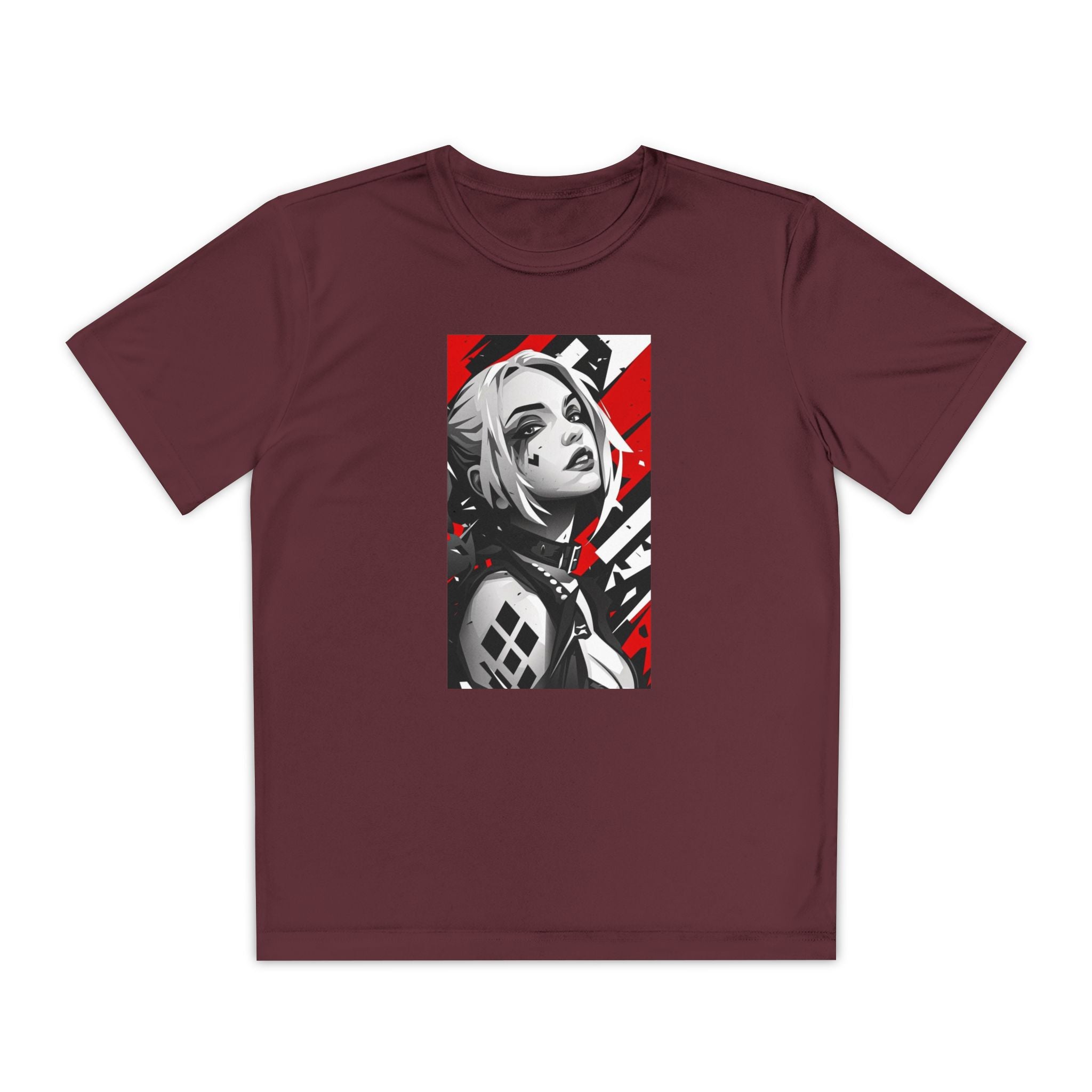 Superhero Youth T-Shirt Sports Graphic Tee, Cool Athletic Shirt for Kids