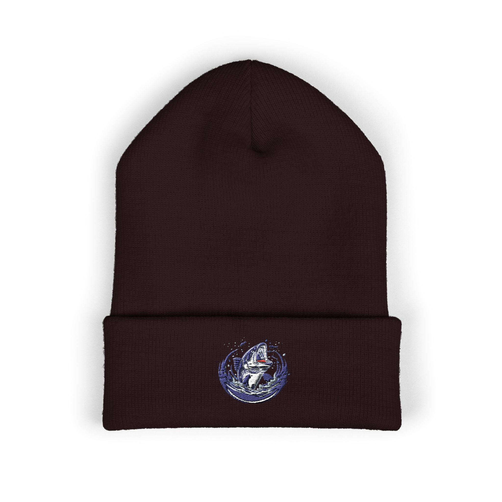 Embroidered Fishing Beanie, Fisherman Gift, Outdoor Apparel, Fishing Gear, Angler Hat, Fishing Lure Beanie
