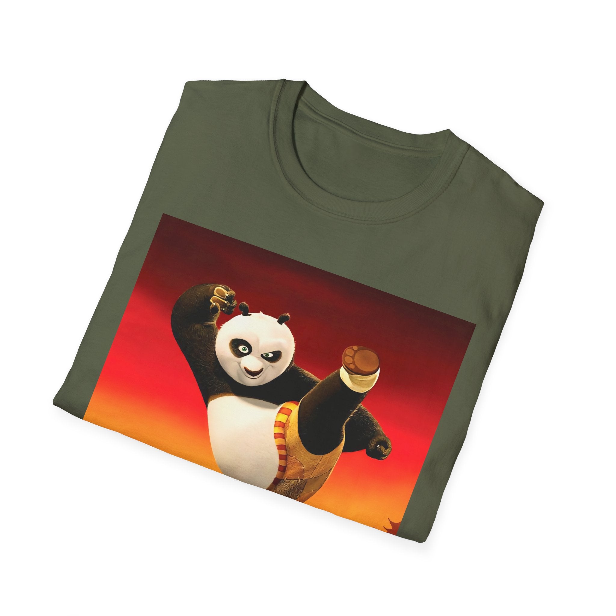 Kung Fu Panda Unisex Softstyle T-Shirt, DreamWorks Animation Youth Competitor Tee, Graphic Tee, Movie Fan Gift, Cult Classic Shirt, Comfy