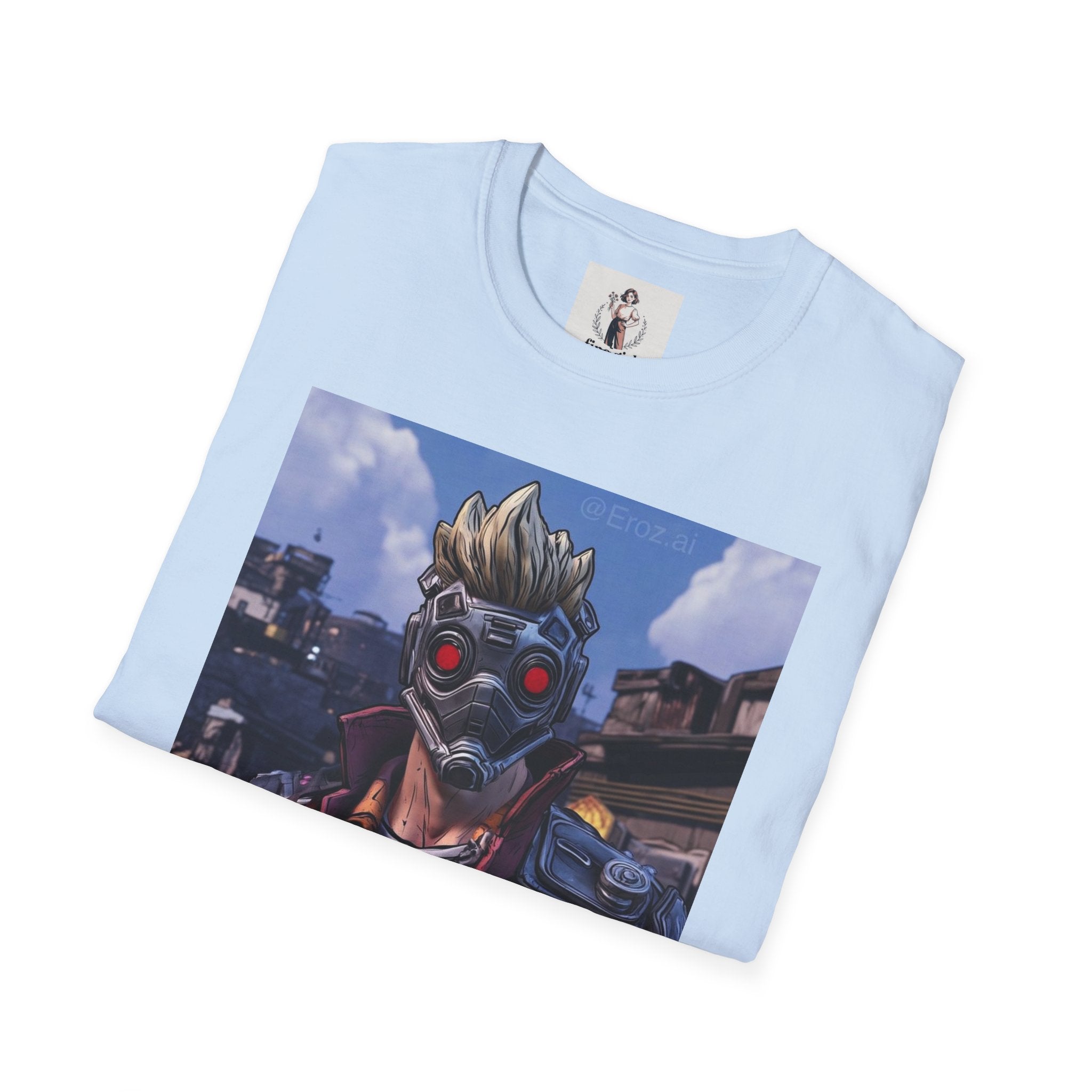 Star-Lord Superhero Marvel Unisex Softstyle T-Shirt, Comic Book Tee, Geeky Clothing, Cosplay Costume Top