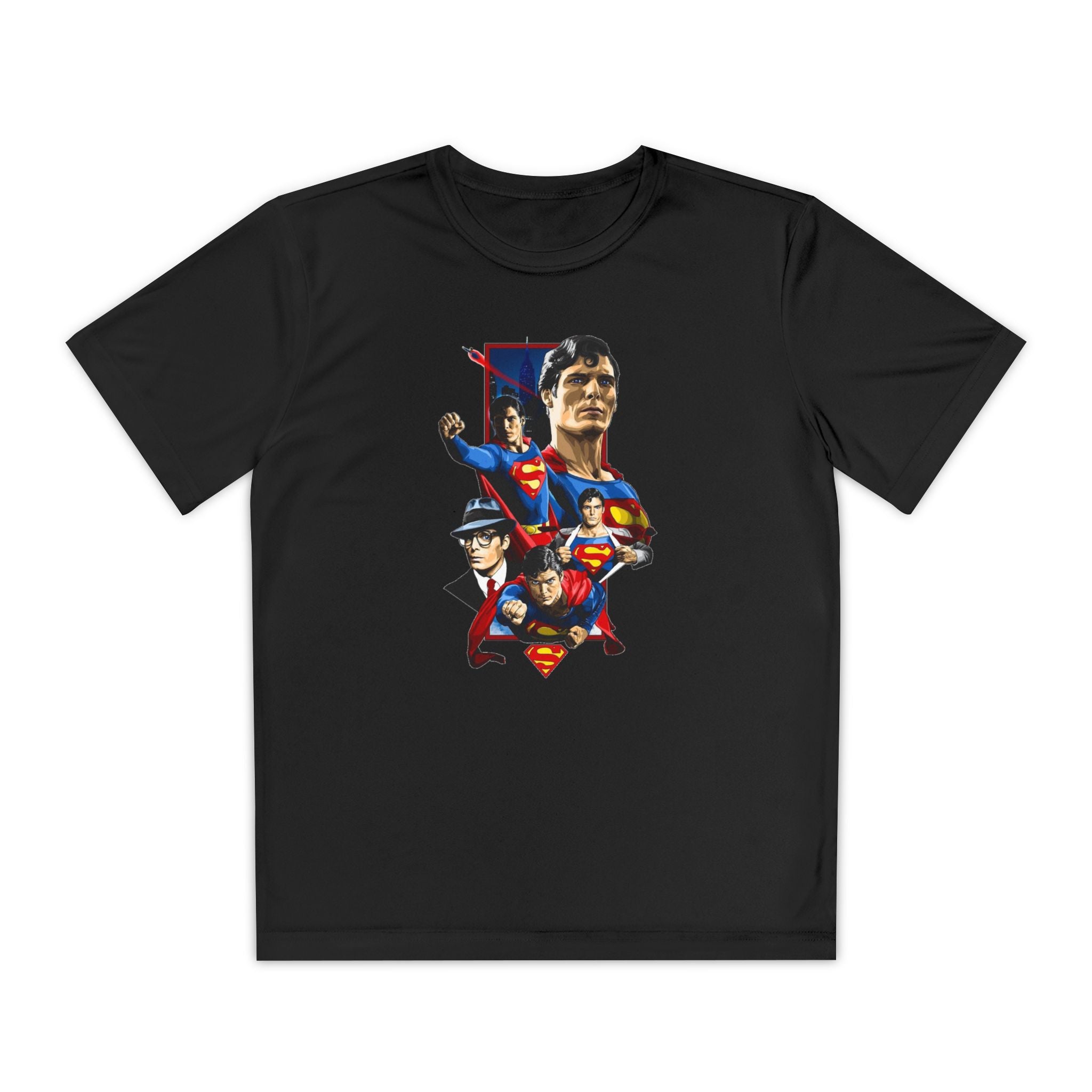 Superman Youth T-Shirt Sports Graphic Tee, Cool Athletic Shirt for Kids, Perfect for Sports Events, Team Spirit