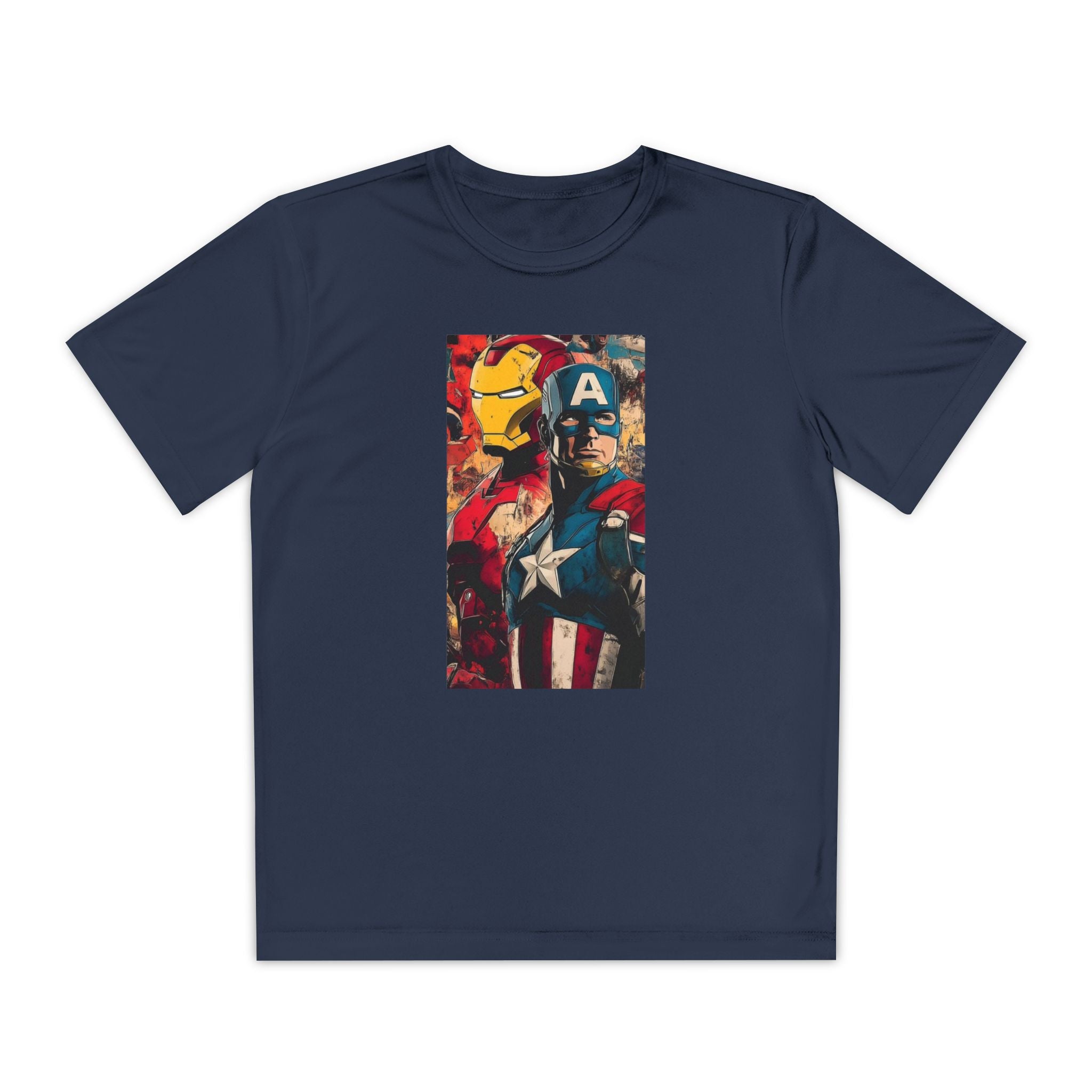 Advengers Youth T-Shirt Sports Graphic Tee, Cool Athletic Shirt for Kids, Perfect for Sports Events, Team Spirit