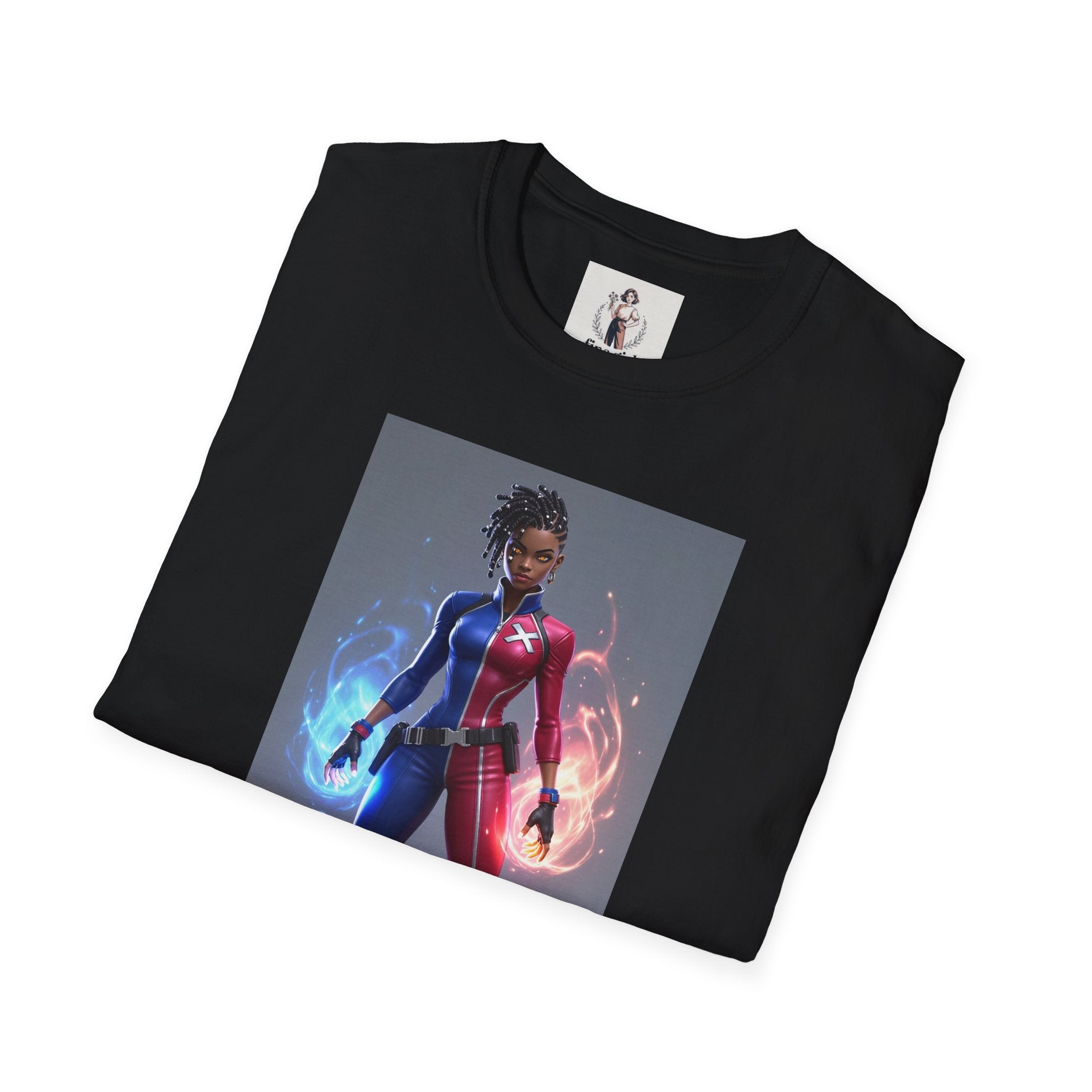 Mercedes Knight Superhero Marvel Unisex Softstyle T-Shirt, Comic Book Tee, Graphic Novel Shirt, Geeky Clothing, Cosplay Costume Top