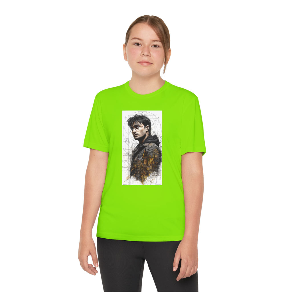 Youth Competitor Tee - Harry Potter, Wizard School Shirt, Magical Kids Top, Hogwarts Fan Gift, Sorcerer's Stone T-Shirt
