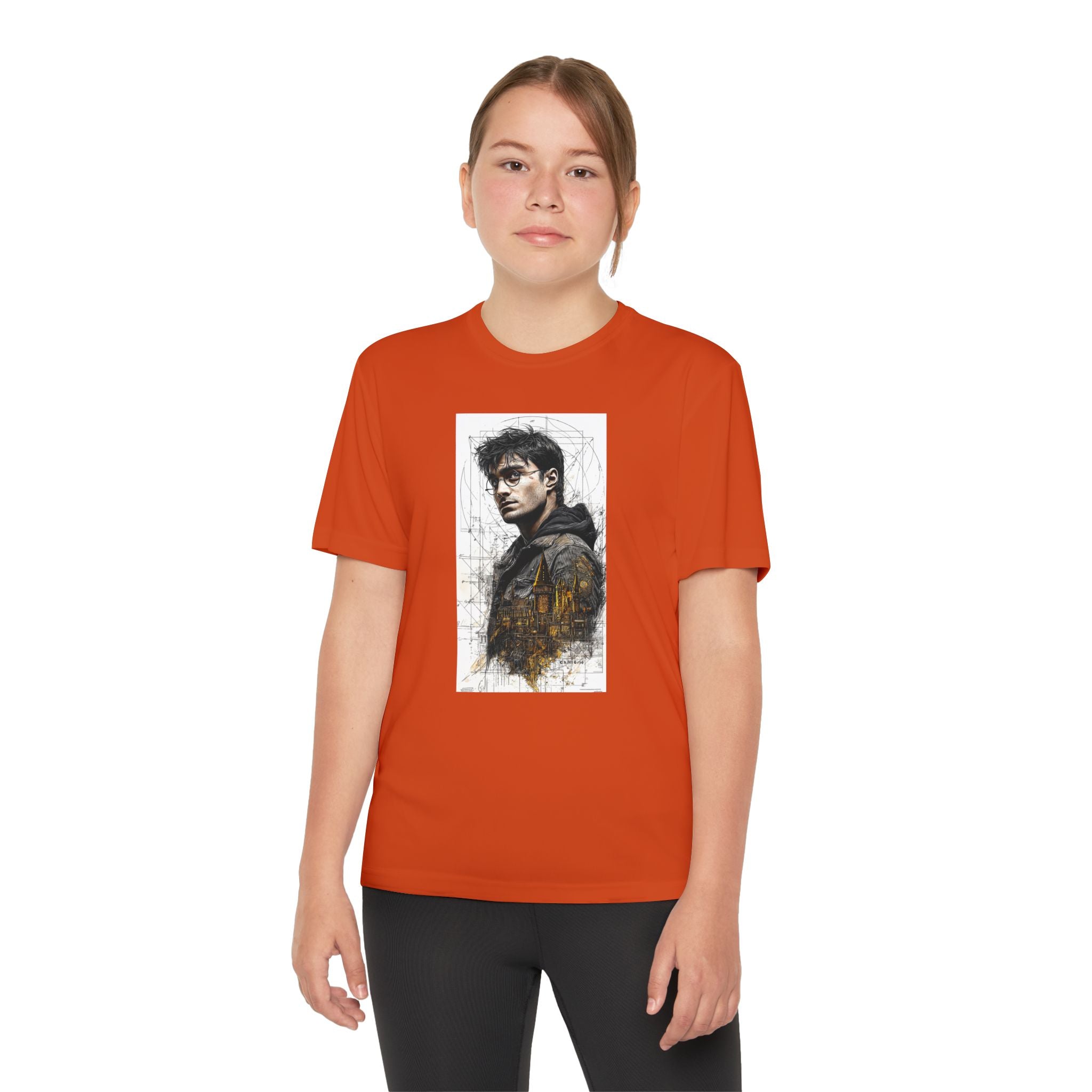 Youth Competitor Tee - Harry Potter, Wizard School Shirt, Magical Kids Top, Hogwarts Fan Gift, Sorcerer's Stone T-Shirt