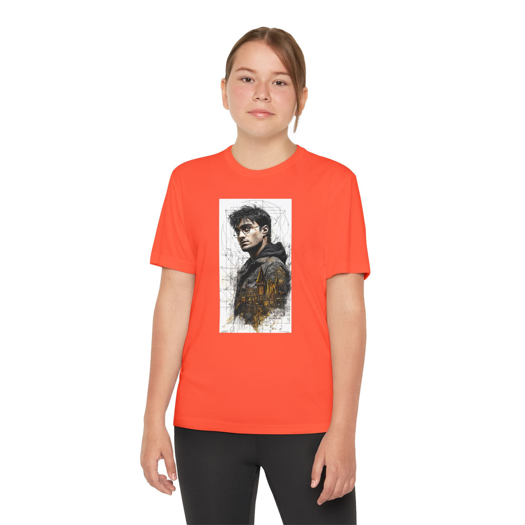 Youth Competitor Tee - Harry Potter, Wizard School Shirt, Magical Kids Top, Hogwarts Fan Gift, Sorcerer's Stone T-Shirt