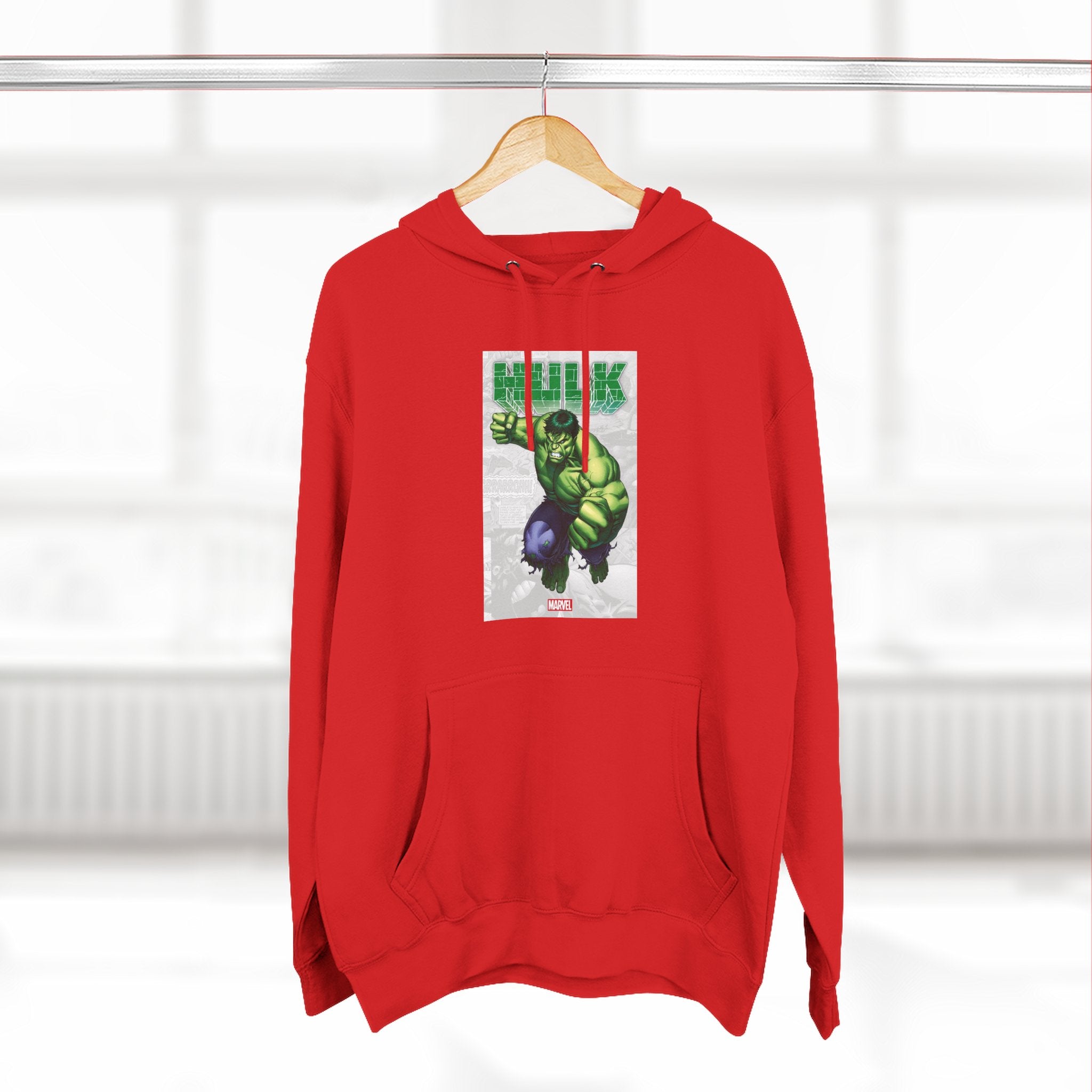 The Incredible Hulk Three-Panel Fleece Hoodie