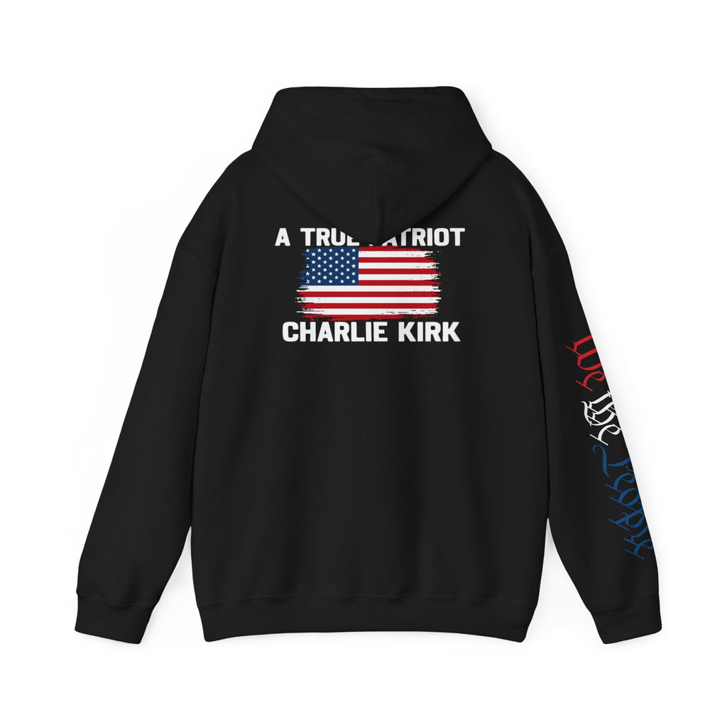 Charlie kirk Patriotic Hoodie Rebel Spirit Unisex Hoodie