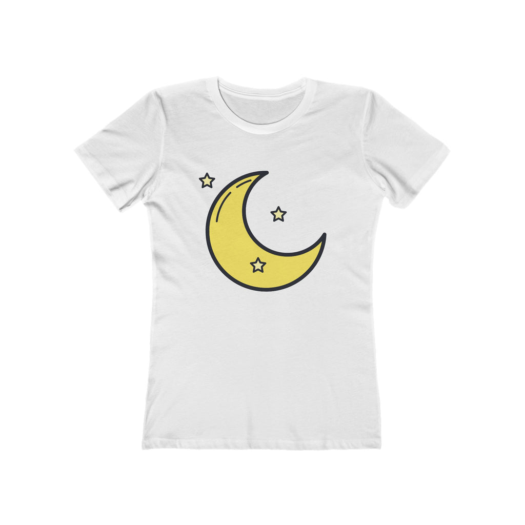 Moon Women's Tshirt, Lunar Graphic Tee, Celestial Shirt, Night Sky Top, Space Lover Gift