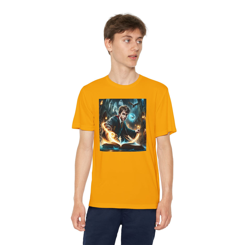 Youth Competitor Tee - Harry Potter, Wizard School Shirt, Magical Kids Top, Hogwarts Fan Gift, Sorcerer's Stone T-Shirt