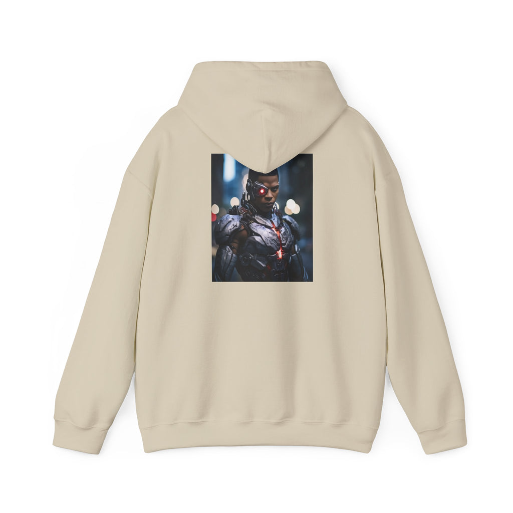 Hooded Sweatshirt - Cyborg Design