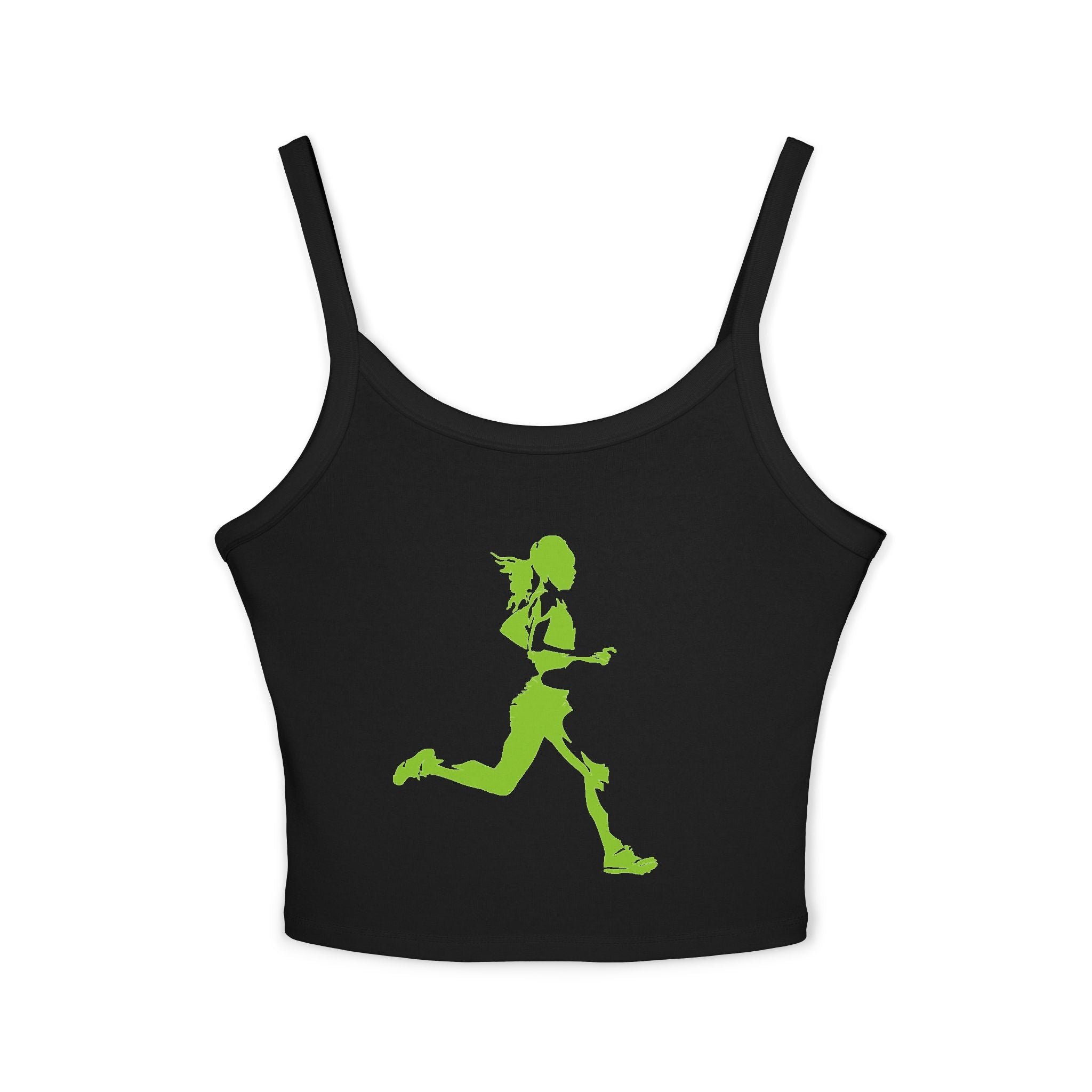Running Woman Tank Top, Athletic Workout Top, Fitness Sleeveless Shirt, Jogging Muscle Tee, Exercise Gym Cami