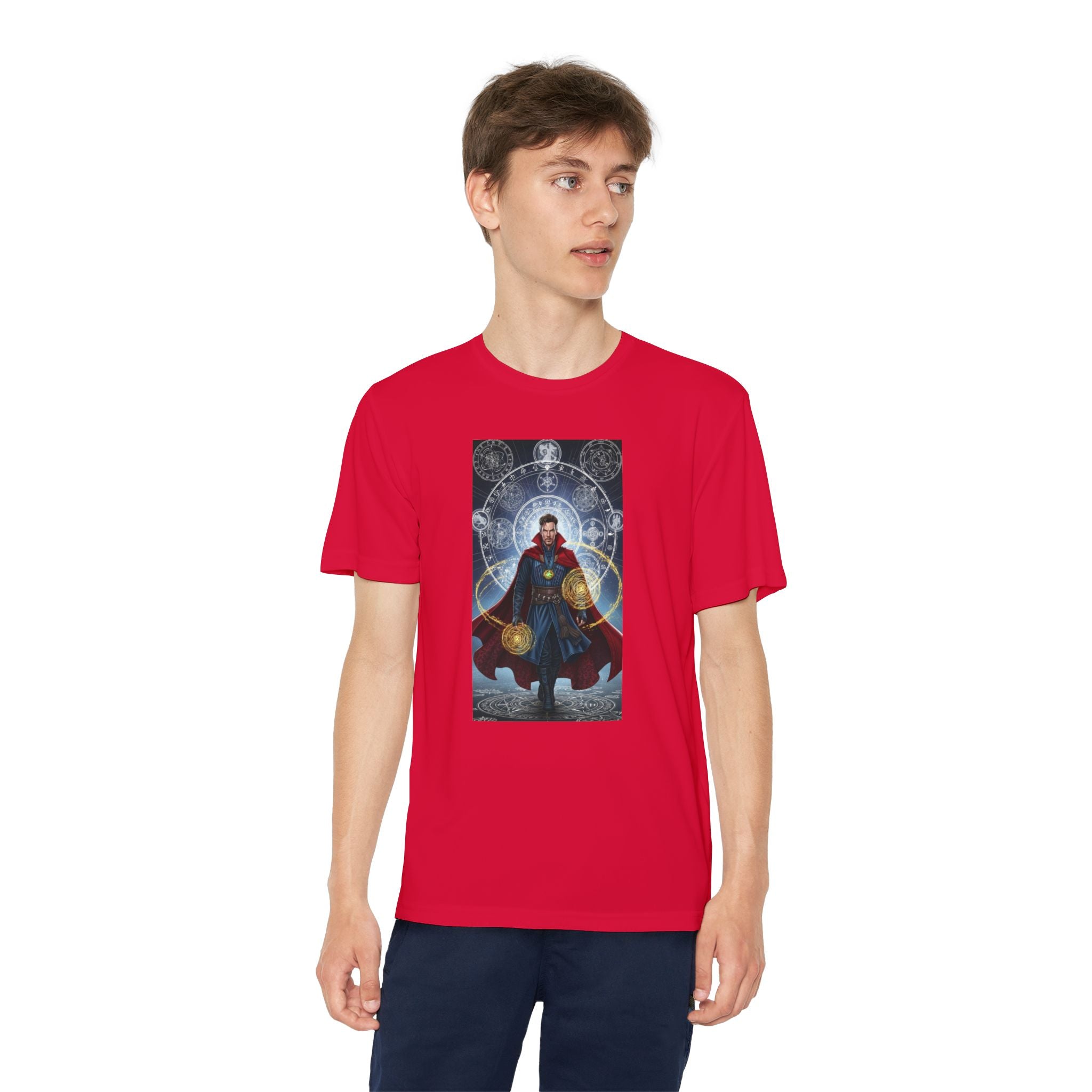 Superhero Youth T-Shirt Sports Graphic Tee, Cool Athletic Shirt for Kids, Perfect for Sports Events, Team Spirit