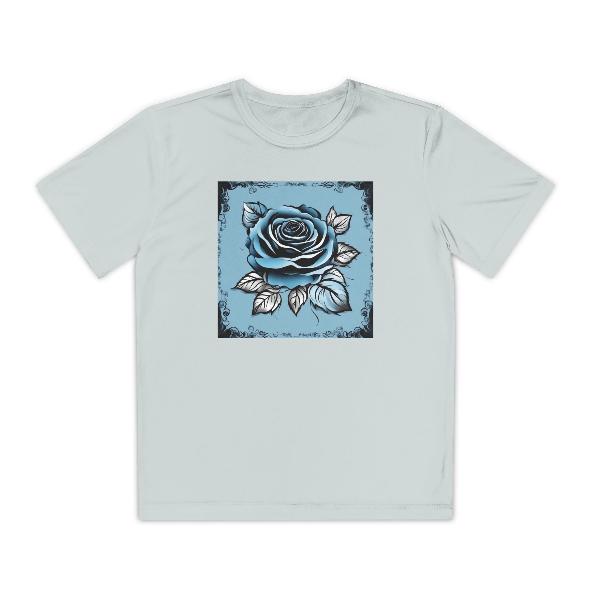 Flower Youth Tshirt, Girls Floral Tee, Kids Spring Shirt, Children's Botanical Top, Teen Blossom T-Shirt