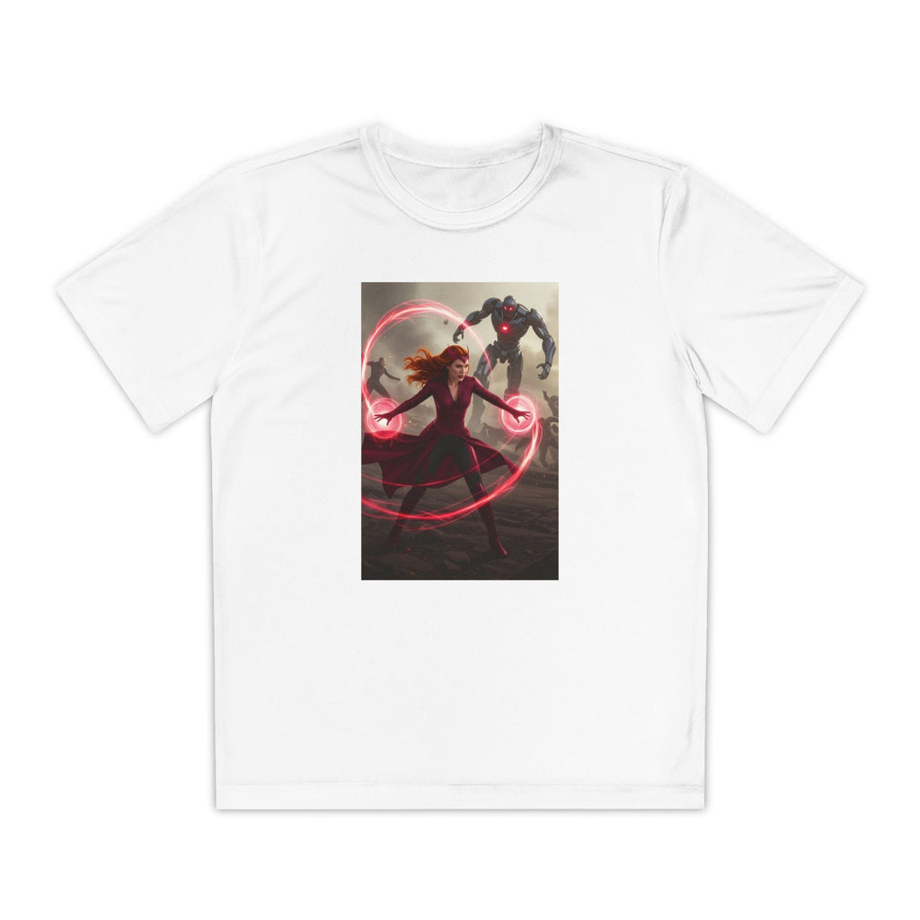 Superhero Youth T-Shirt Sports Graphic Tee, Cool Athletic Shirt for Kids
