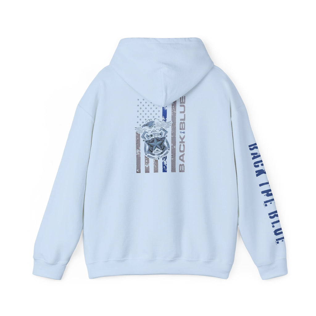 Patriotic Hoodie - Thin Blue Line Unisex Blend