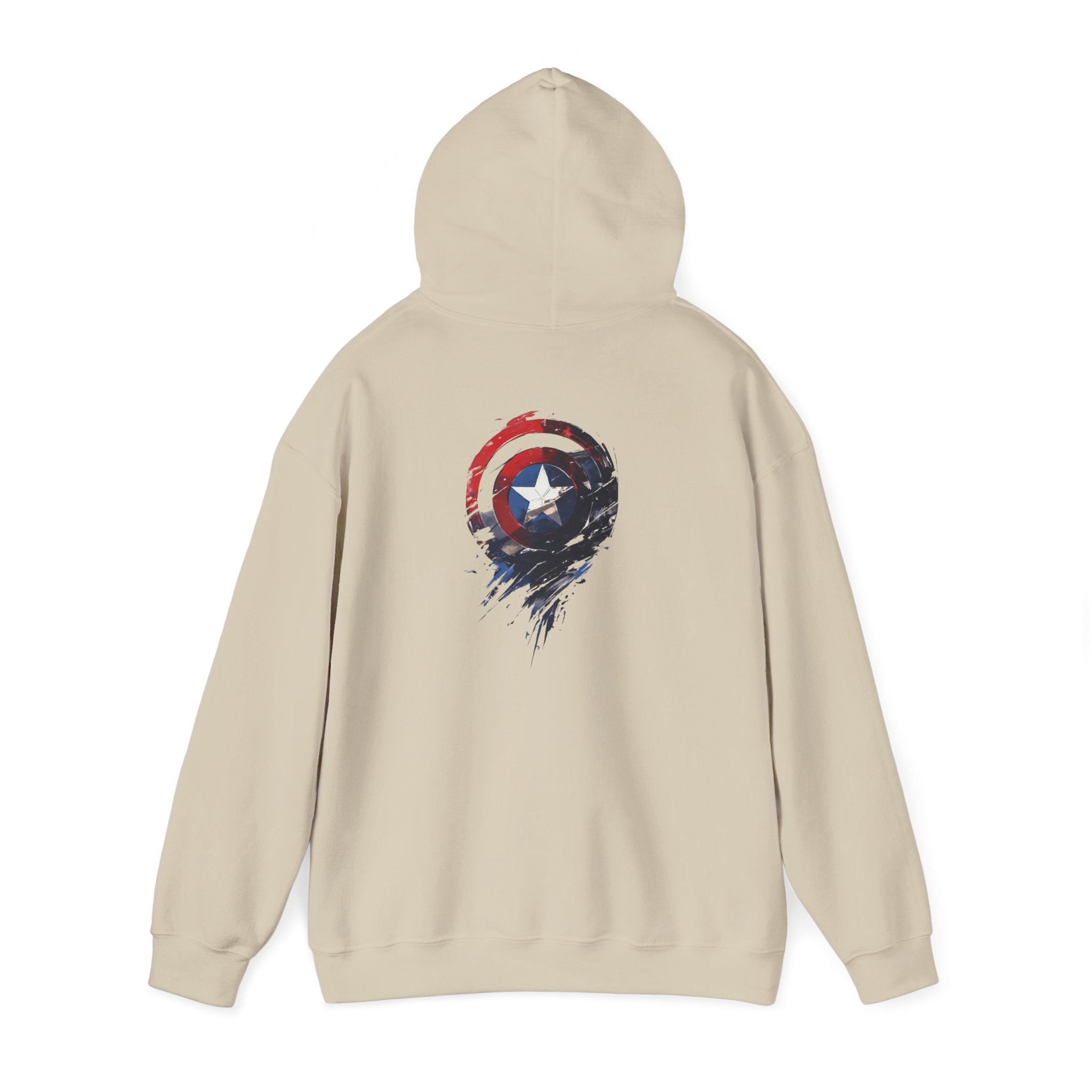 Hooded Sweatshirt - Captain America Design